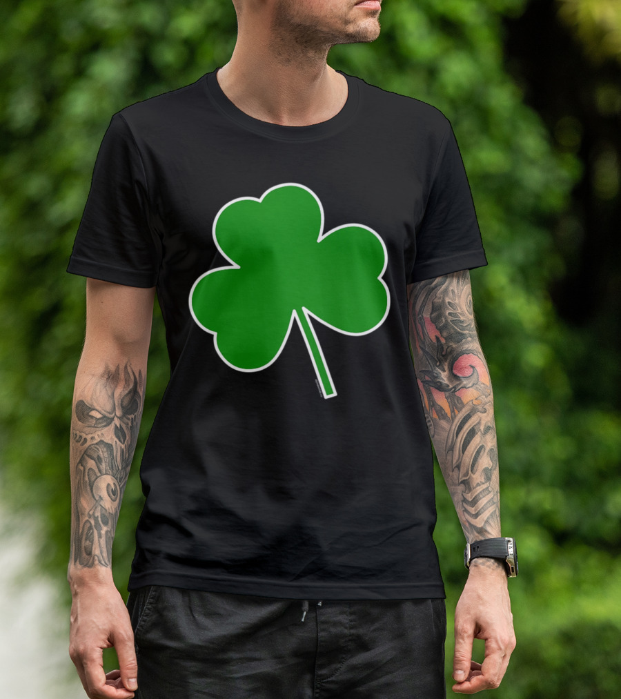Clover Green Three Leaf Ireland Womens T-Shirt