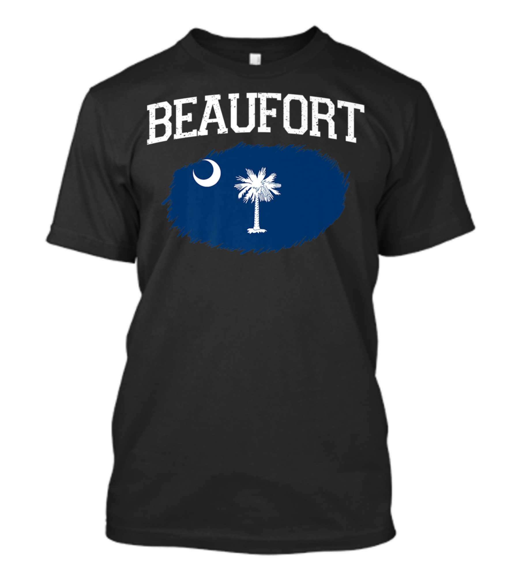 Beaufort South Carolina Palmetto Crescent State Flag T-Shirt