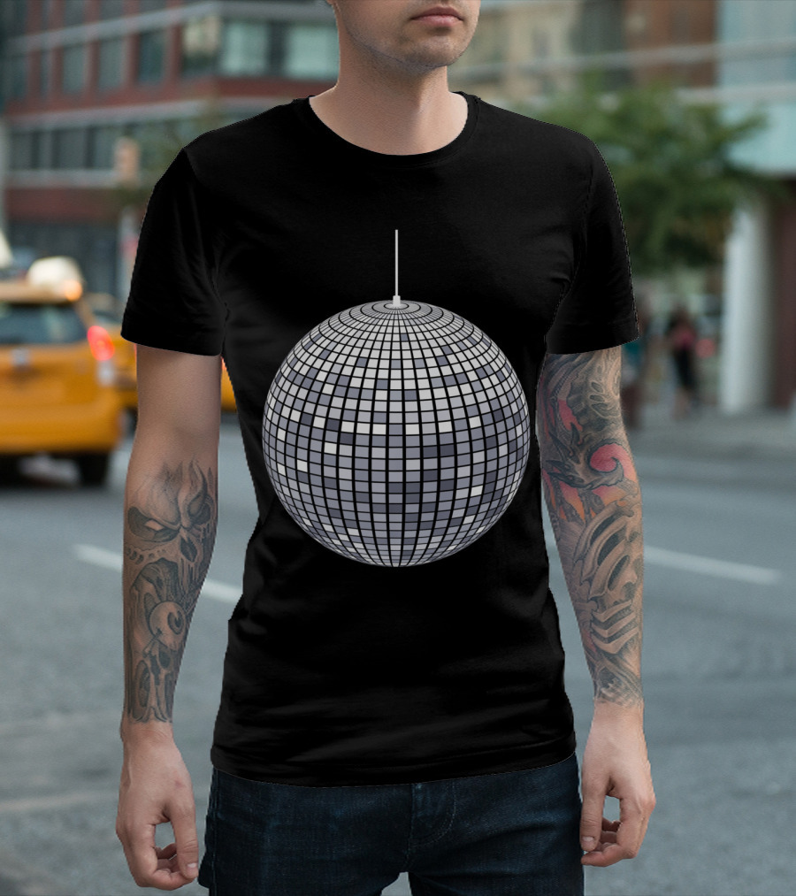 Cute Disco Ball Funny Seventies Dancer T-Shirt