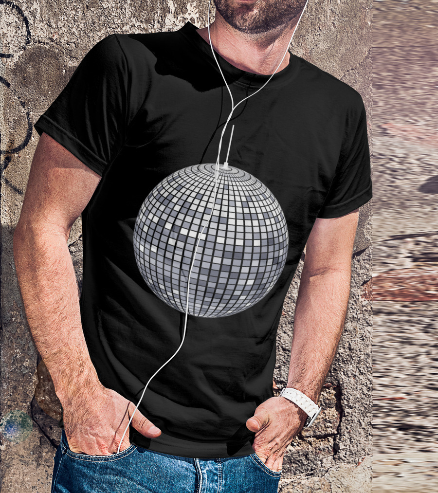 Cute Disco Ball Funny Seventies Dancer T-Shirt