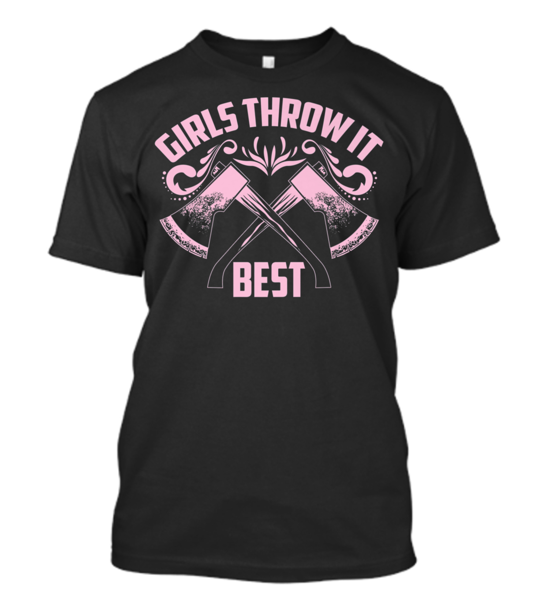Girls Throw It Best Funny Cute Thrower T-Shirt