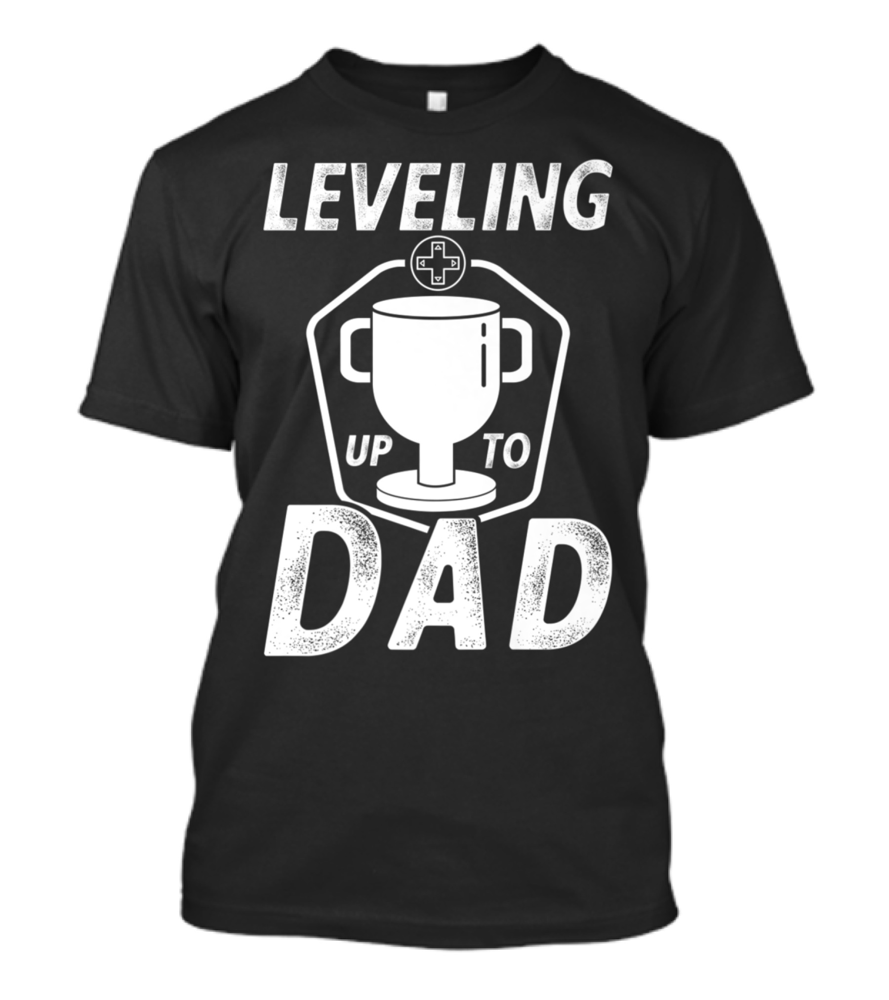 Mens Video Game Leveling Up To Dad Funny New Dad T-Shirt