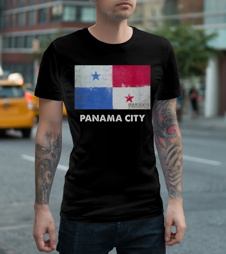 Panama City Panama Flag T-Shirt