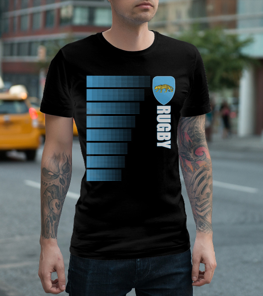 Argentina Rugby Jersey Jaguar Rugby Shield T-Shirt