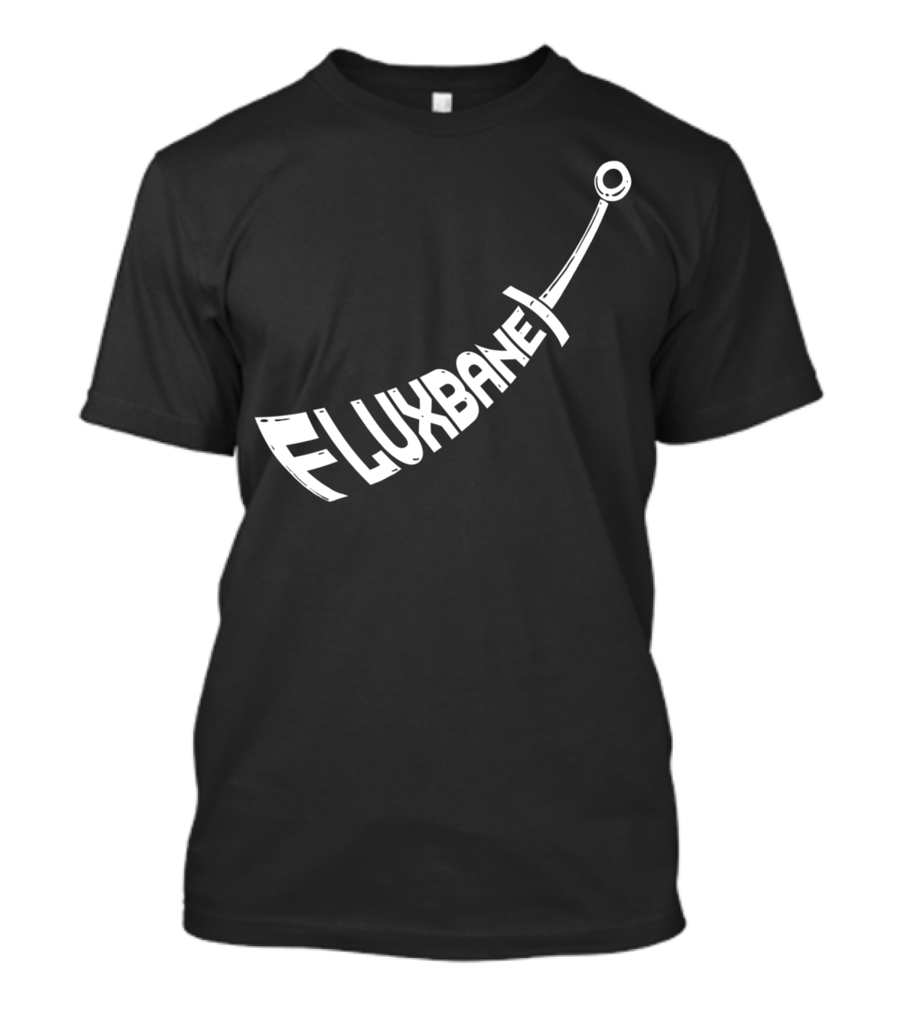 Fluxbane Whimsical Crescent Comic T-Shirt