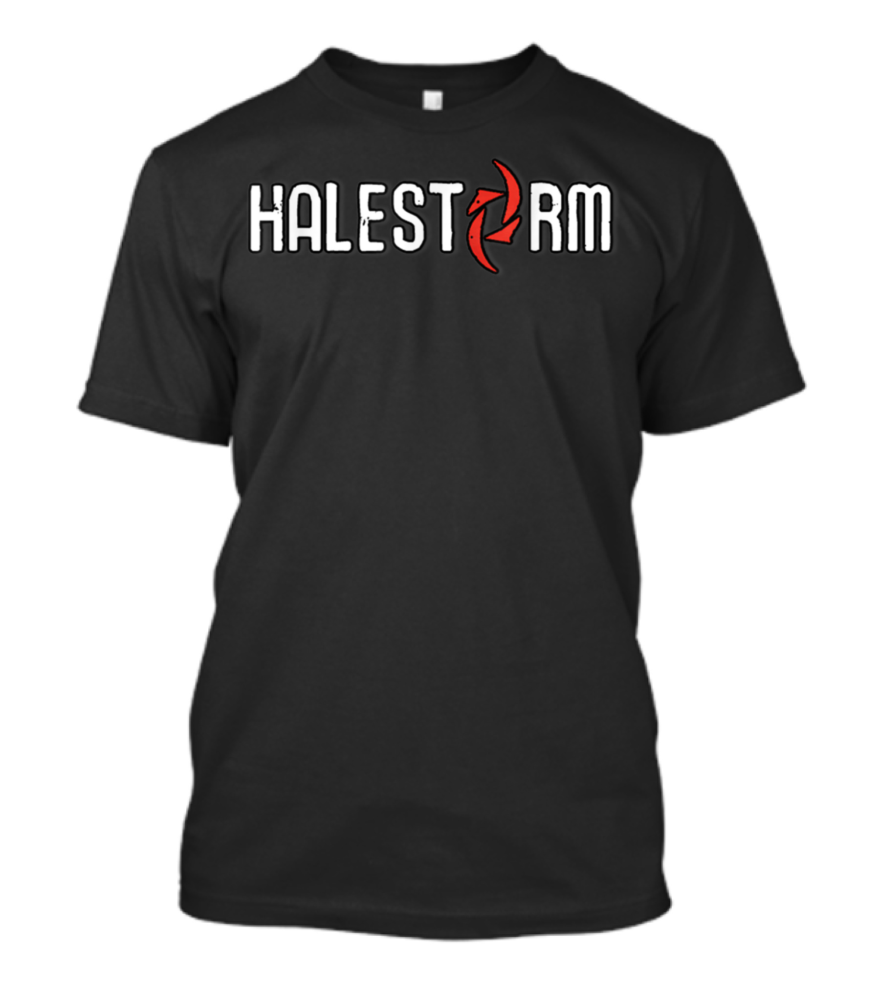 Halestorm Band Name With Red T-Shirt