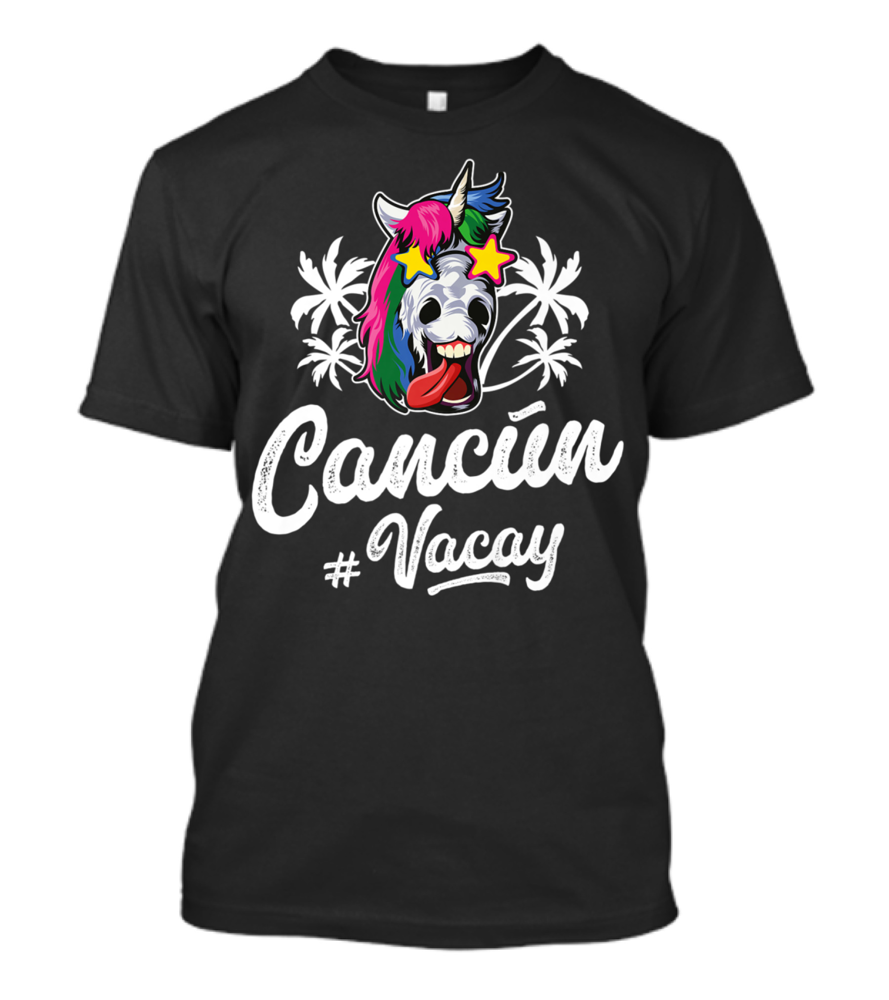 Cancun Vacay Unicorn Party Fun T-Shirt
