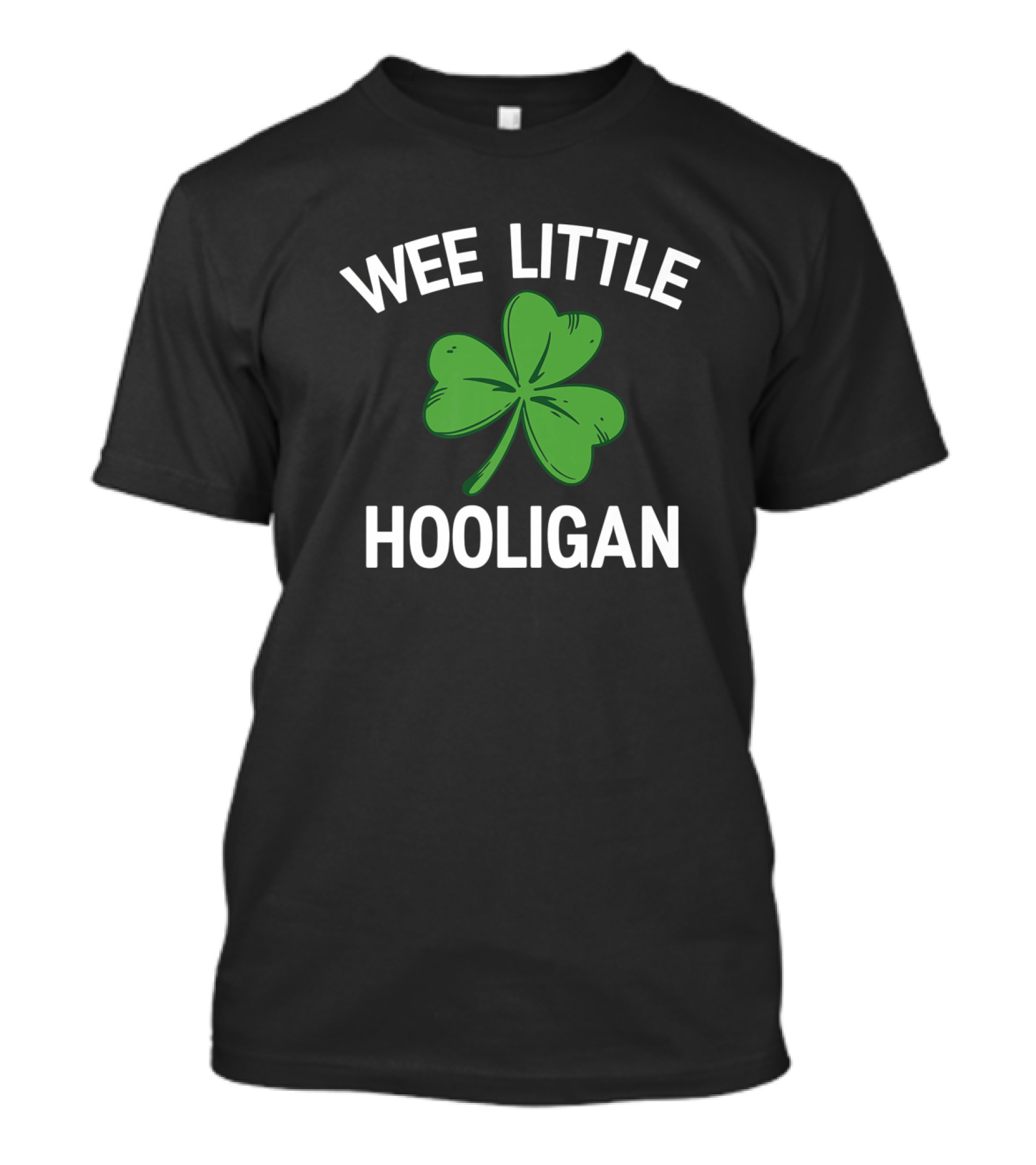 Wee Little Hooligan Shamrock Irish T-Shirt