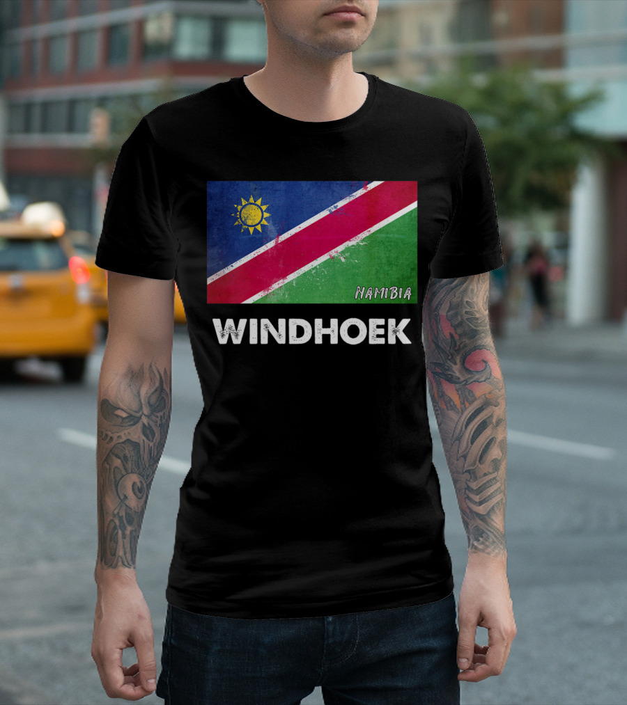 Windhoek Namibia Flag T-Shirt