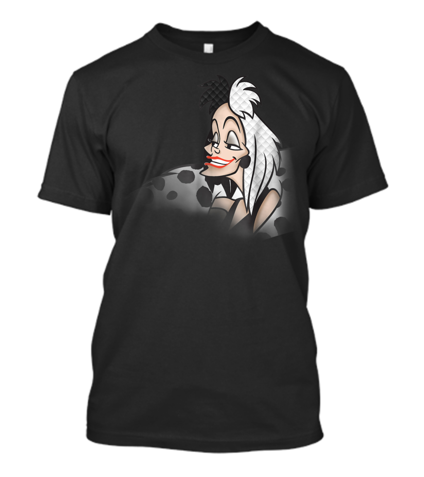 Disney 101 Dalmatians Evil Cruella De Vil Character T-Shirt