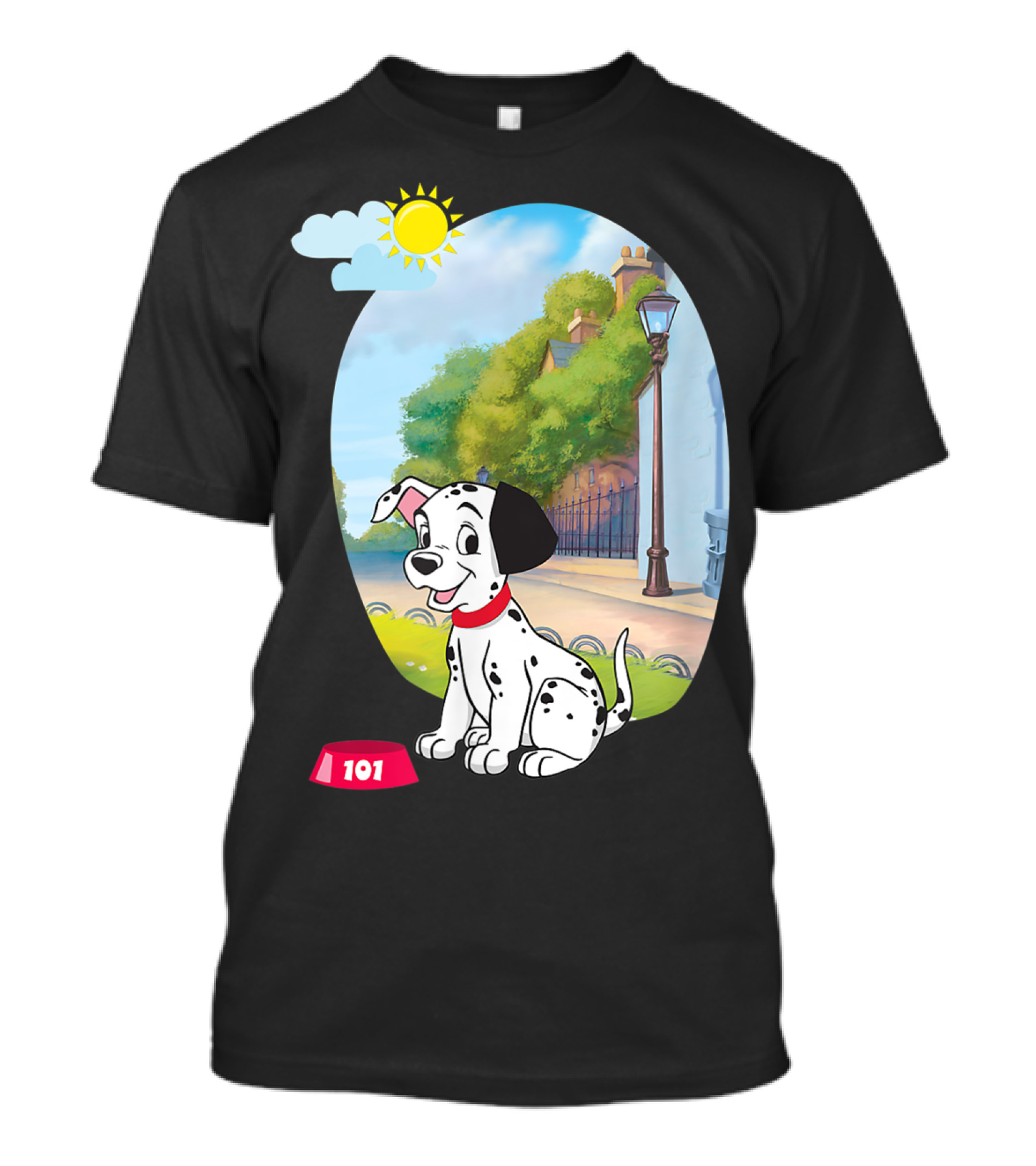 Disney 101 Dalmatians Happy Puppy In Sunny Park T-Shirt