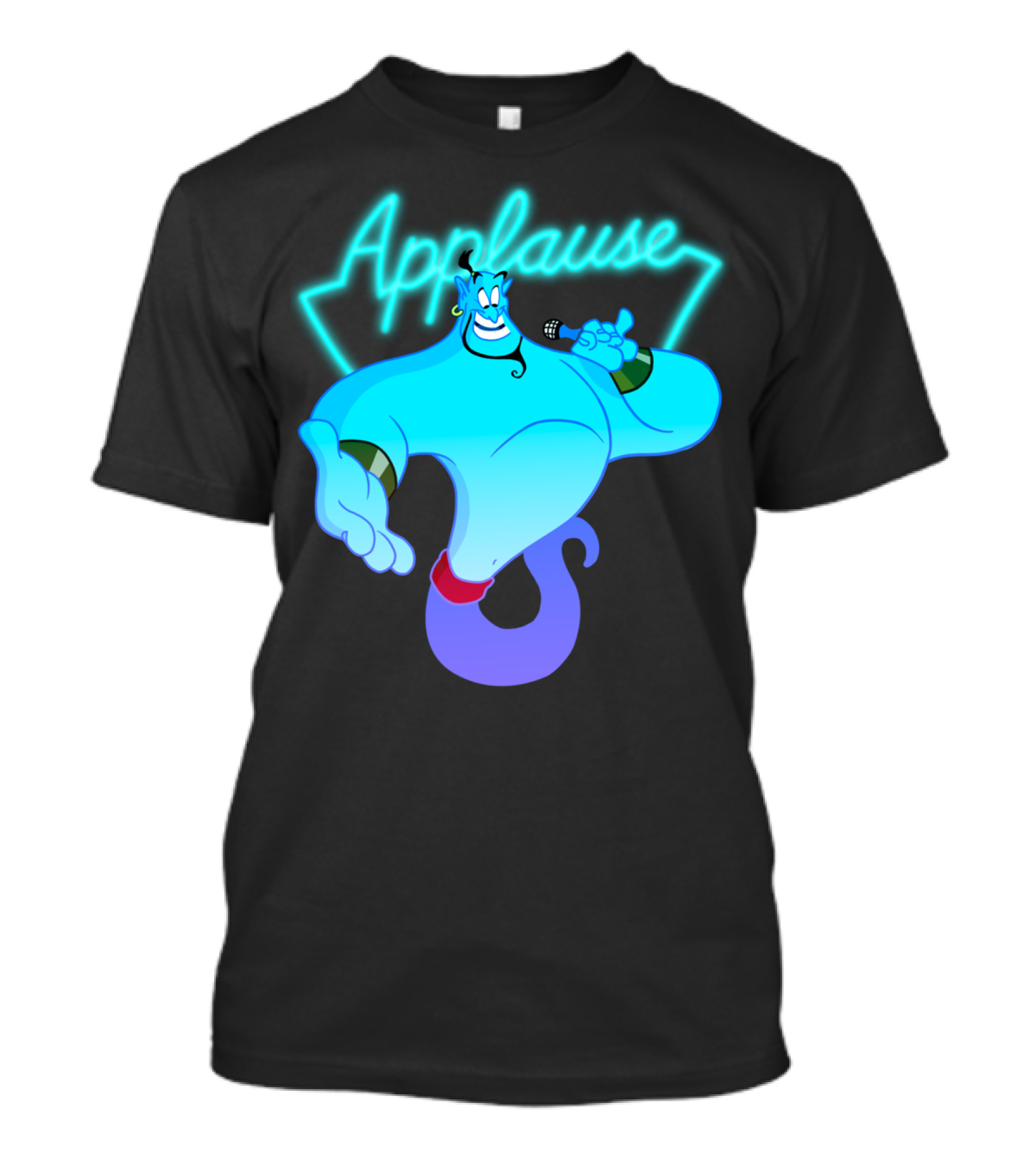 Disney Aladdin Genie Applause Neon Light T-Shirt