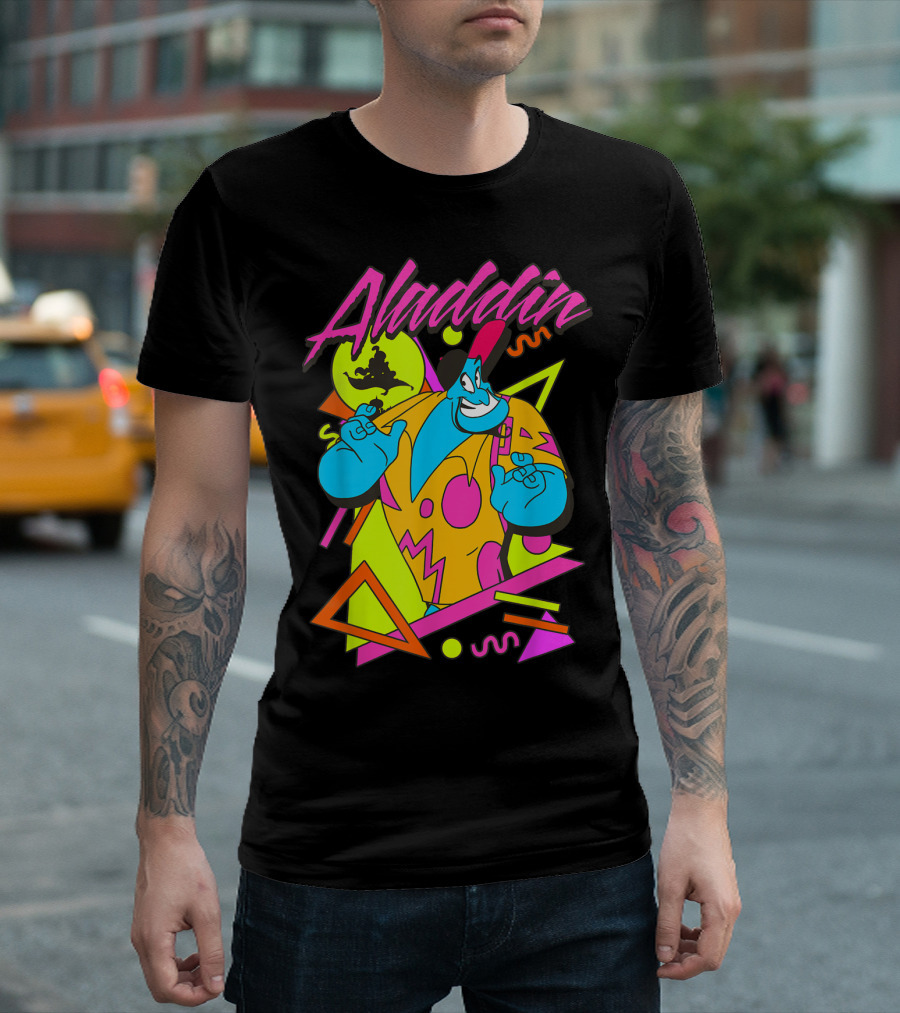 Disney Aladdin Genie Neon T-Shirt