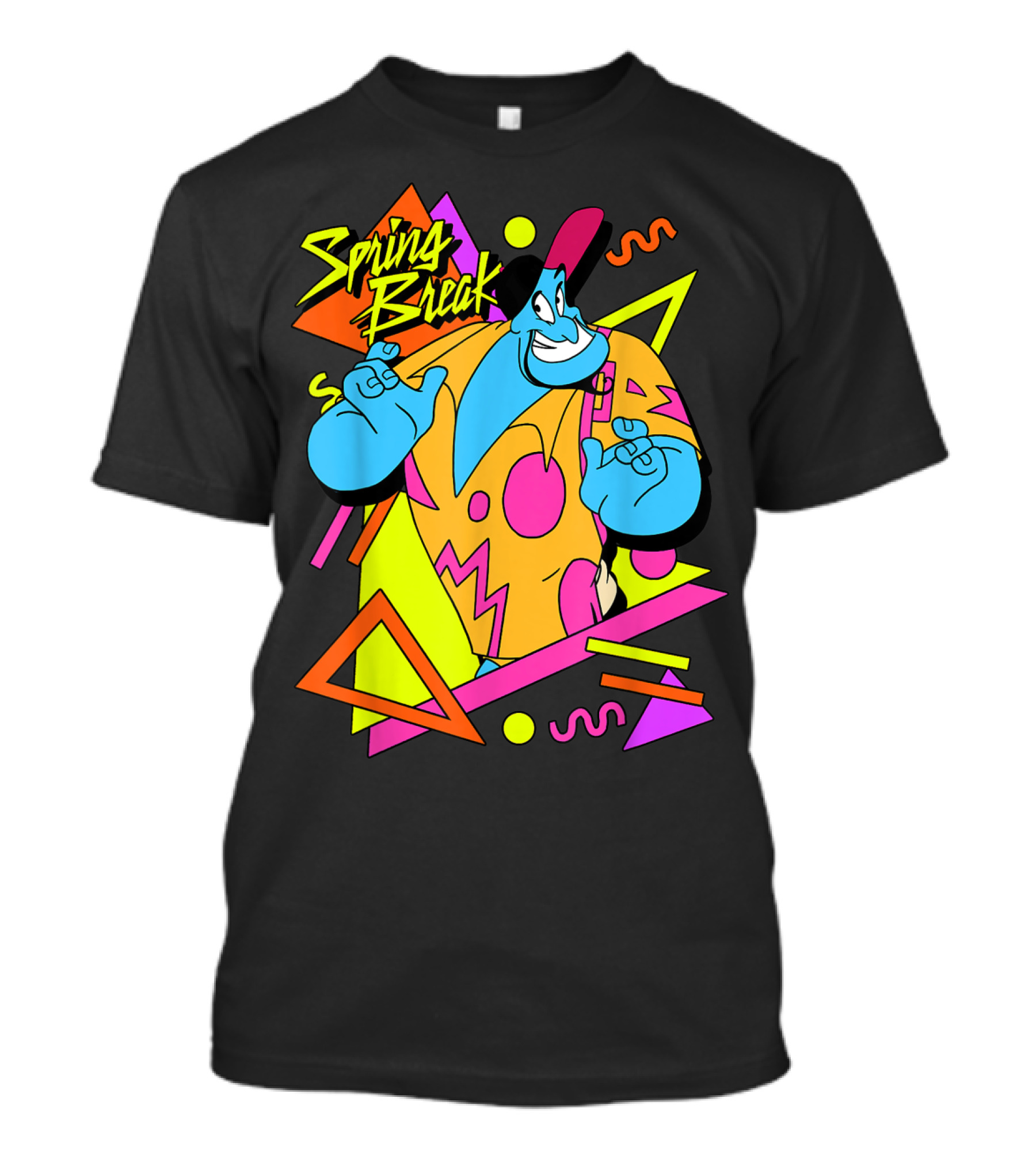 Disney Aladdin Genie Spring Break 90's T-Shirt
