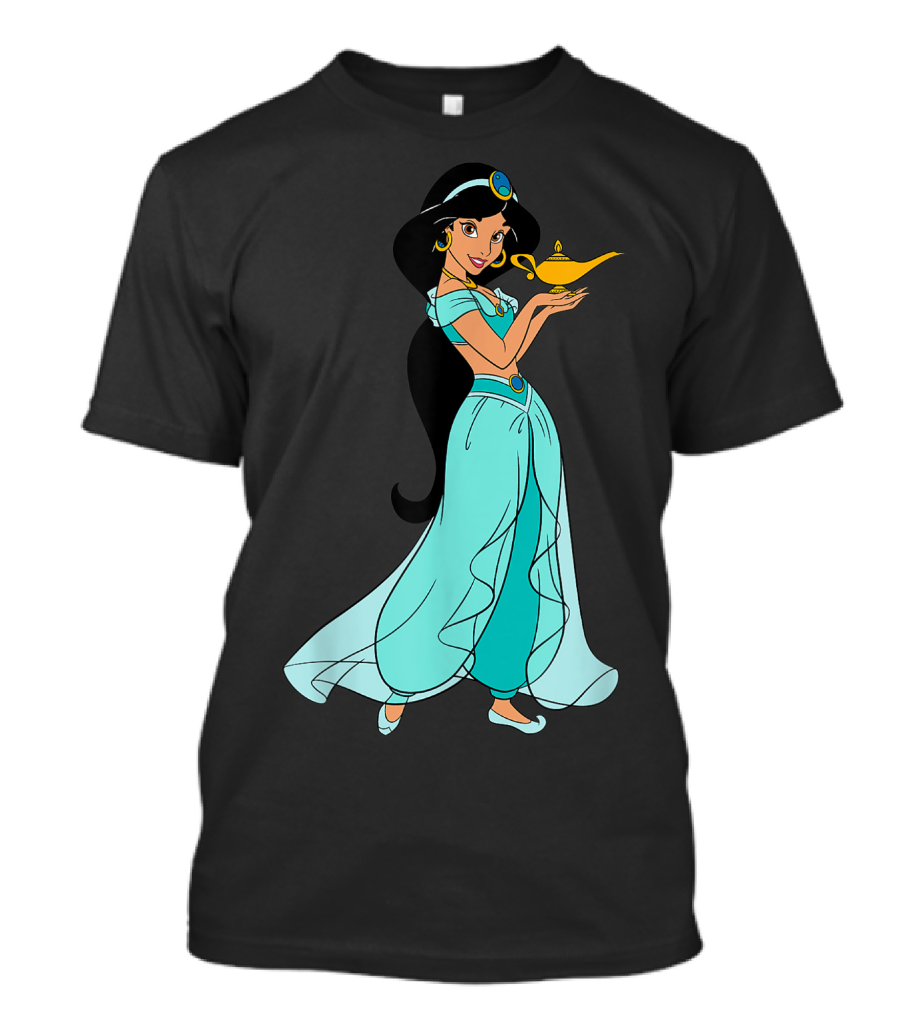 Disney Aladdin Princess Jasmine Holding Magic Lamp T-Shirt