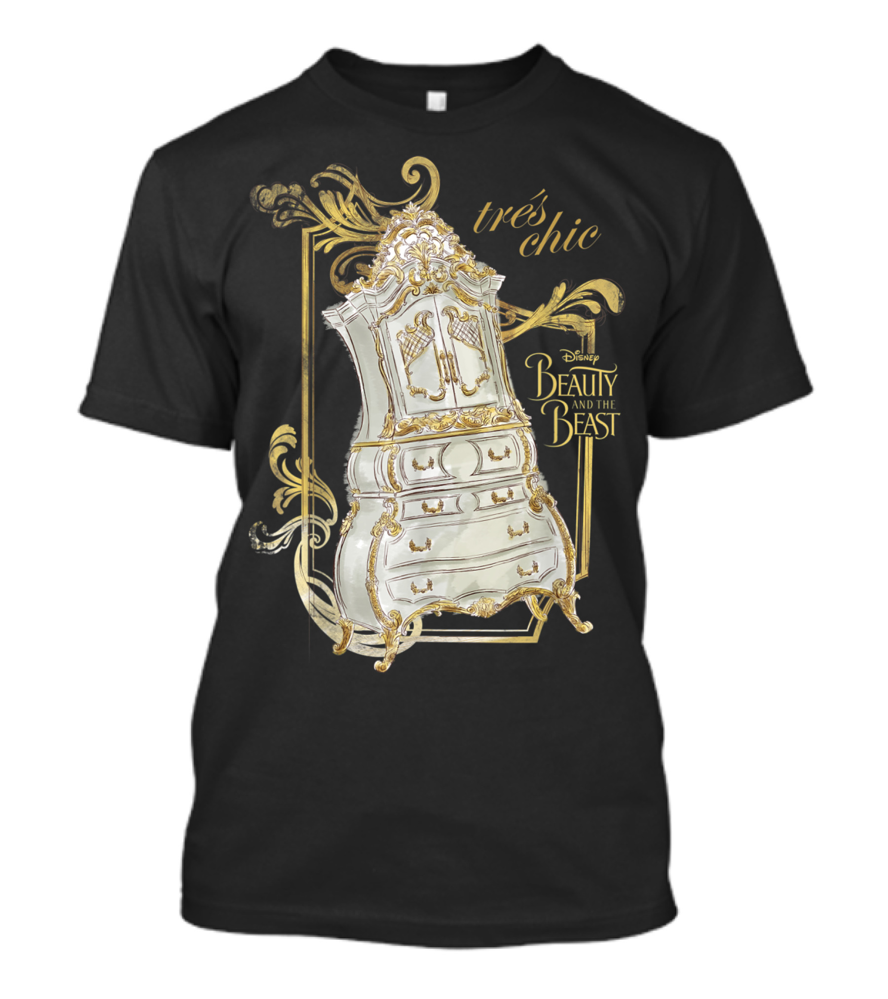 Tres Chic Disney Beauty And The Beast Wardrobe T-Shirt