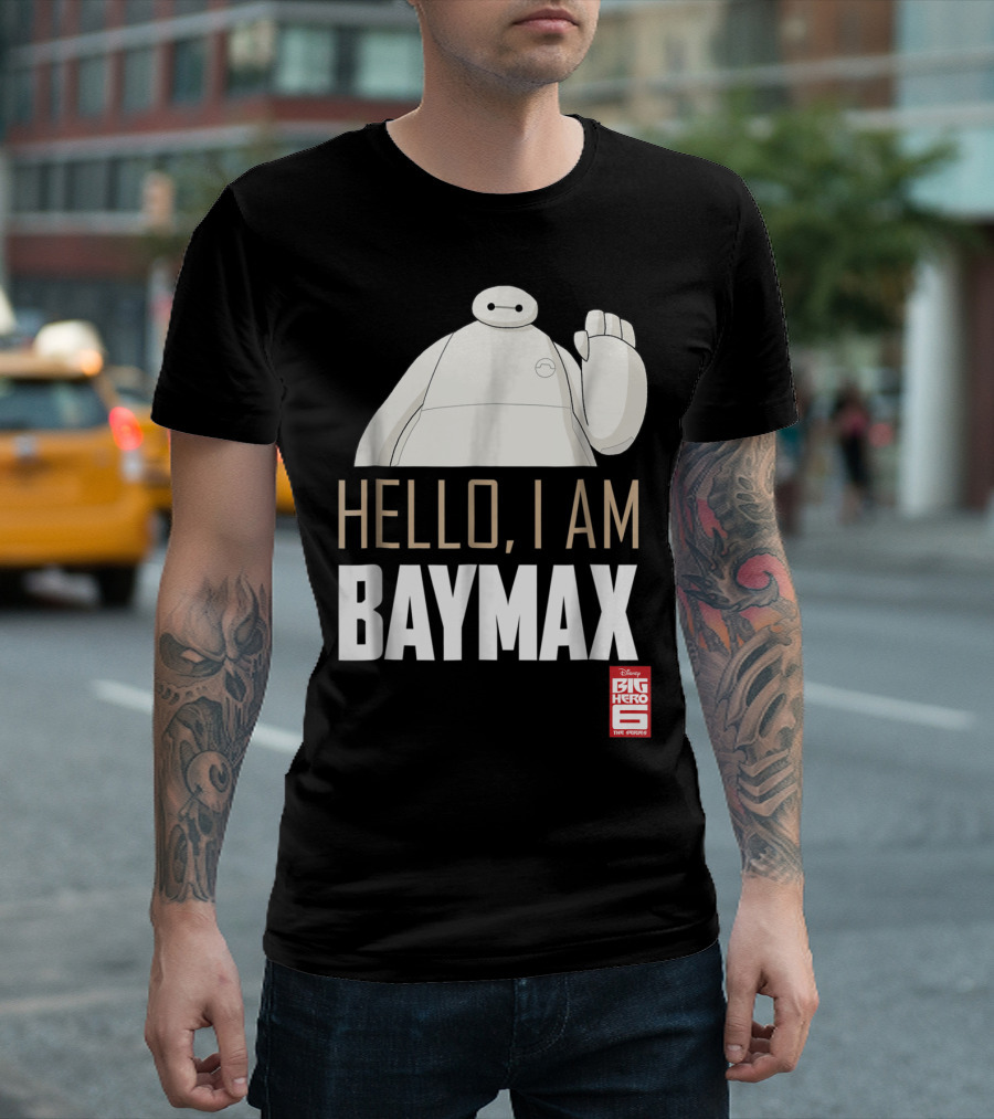 Hello I Am Baymax Disney Big Hero 6 The Series T-Shirt