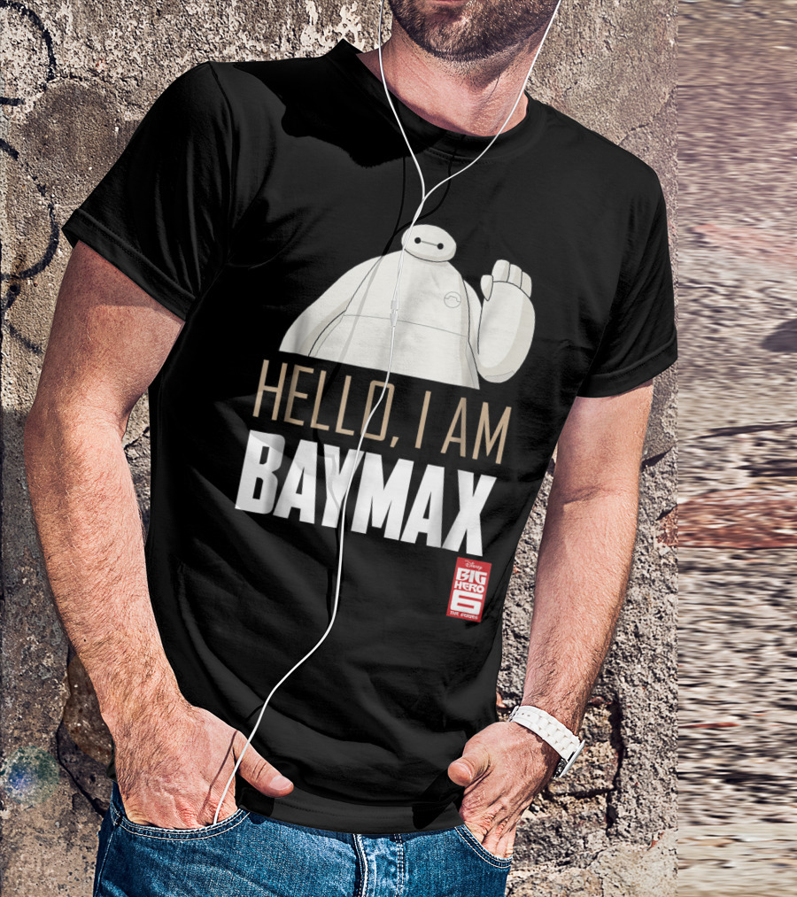 Hello I Am Baymax Disney Big Hero 6 The Series T-Shirt