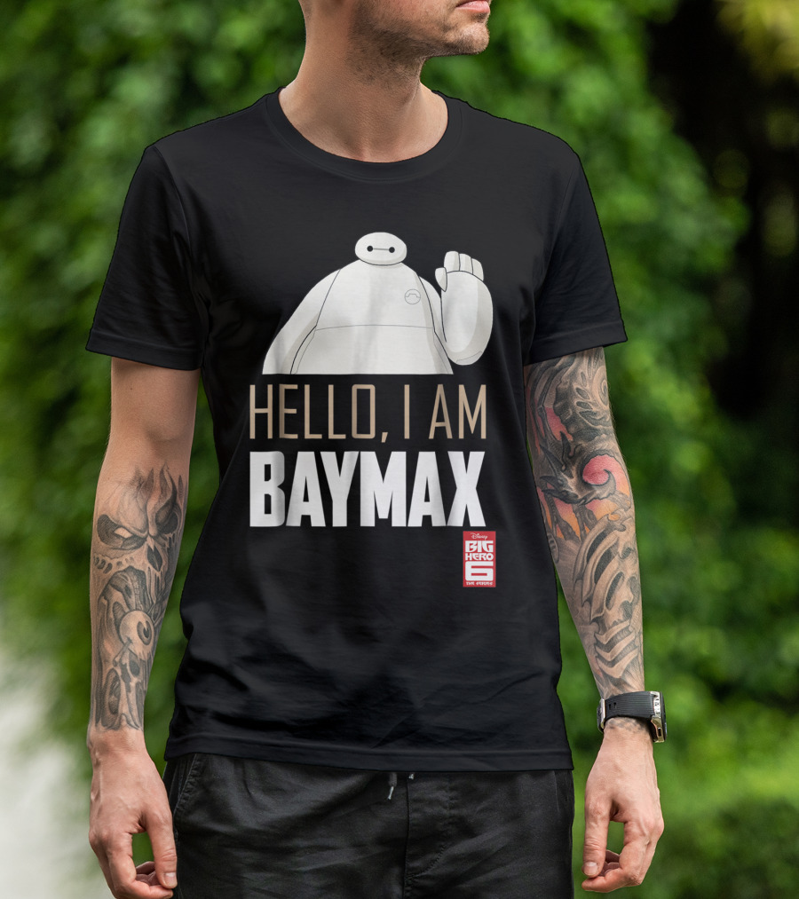 Hello I Am Baymax Disney Big Hero 6 The Series T-Shirt