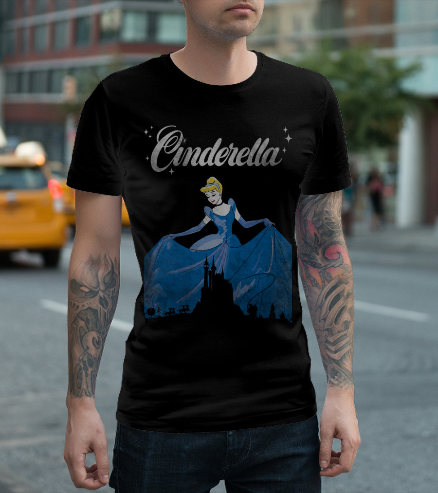 Cinderella Vintage Castle Disney Princess T-Shirt