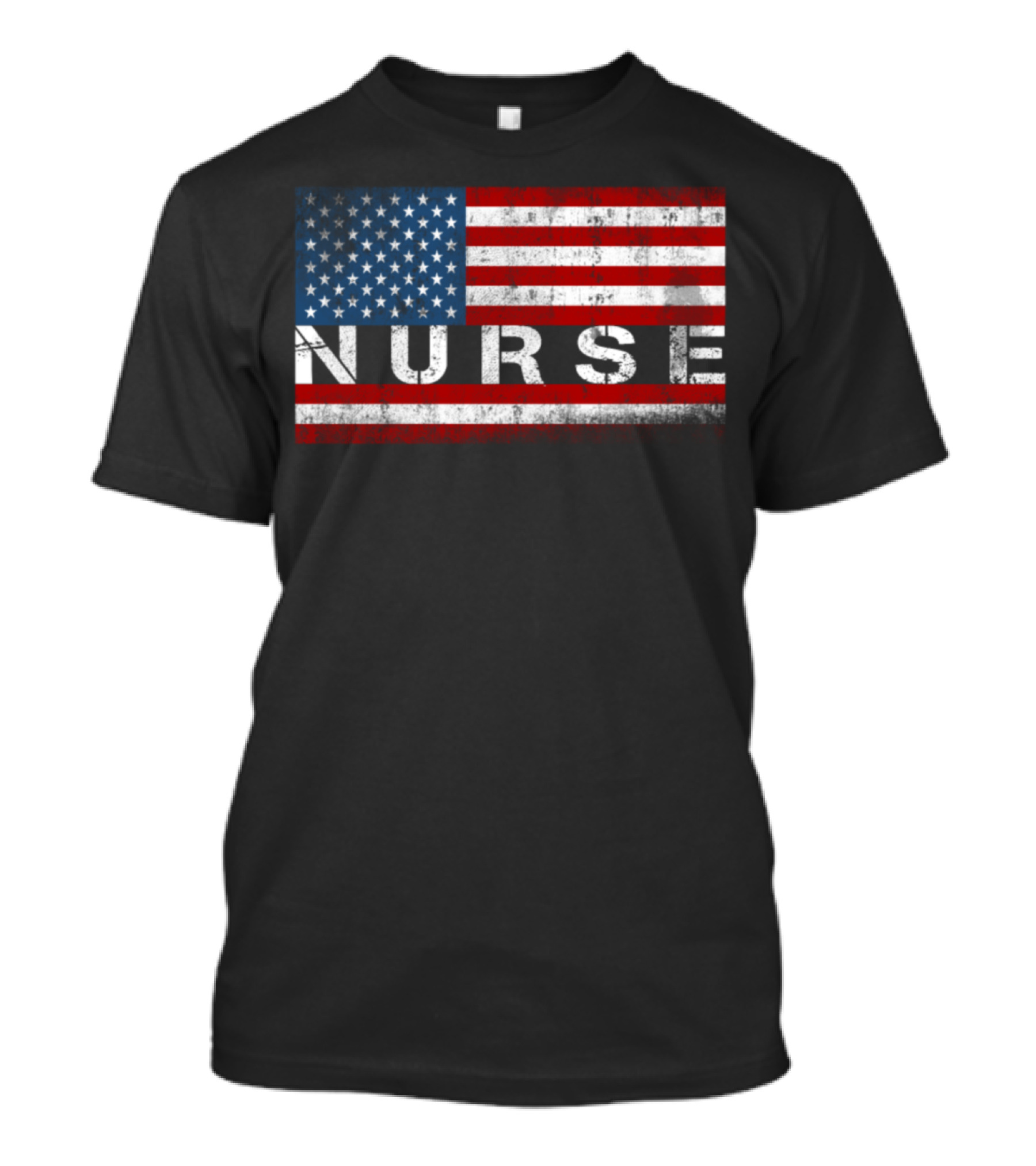 Proud Nurse American Flag Nurse Be T-Shirt