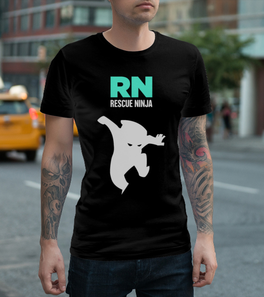 RN Rescue Ninja Registered Nurse Nursing T-Shirt