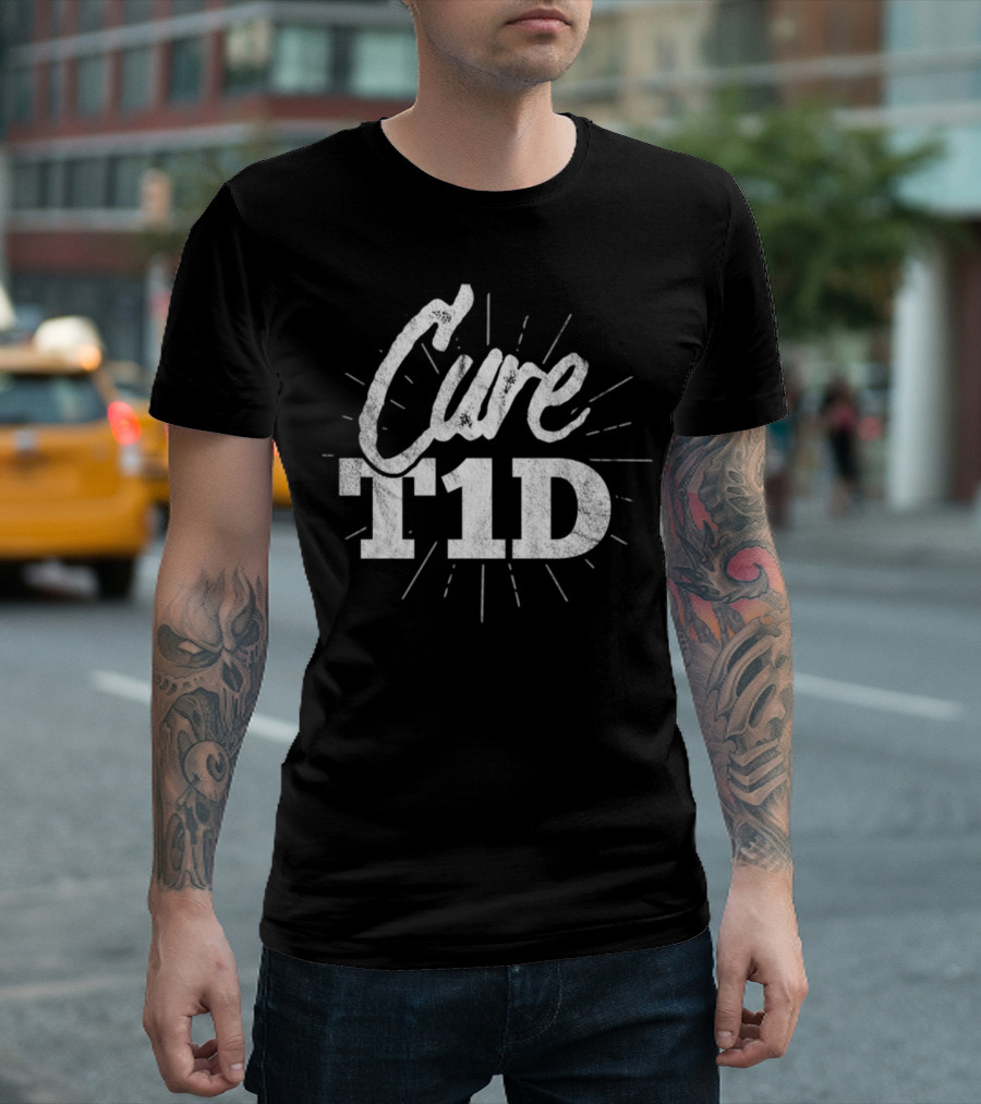 Cure T1D Diabetes Awareness Day T-Shirt
