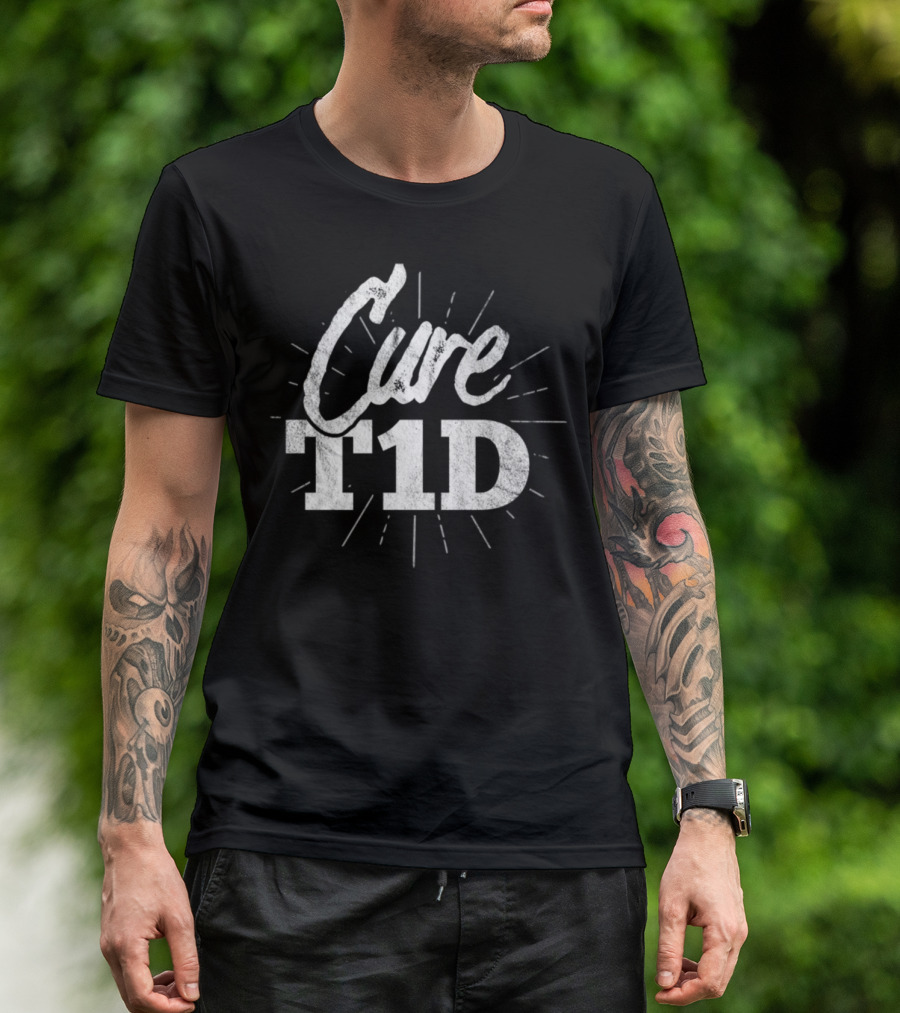 Cure T1D Diabetes Awareness Day T-Shirt