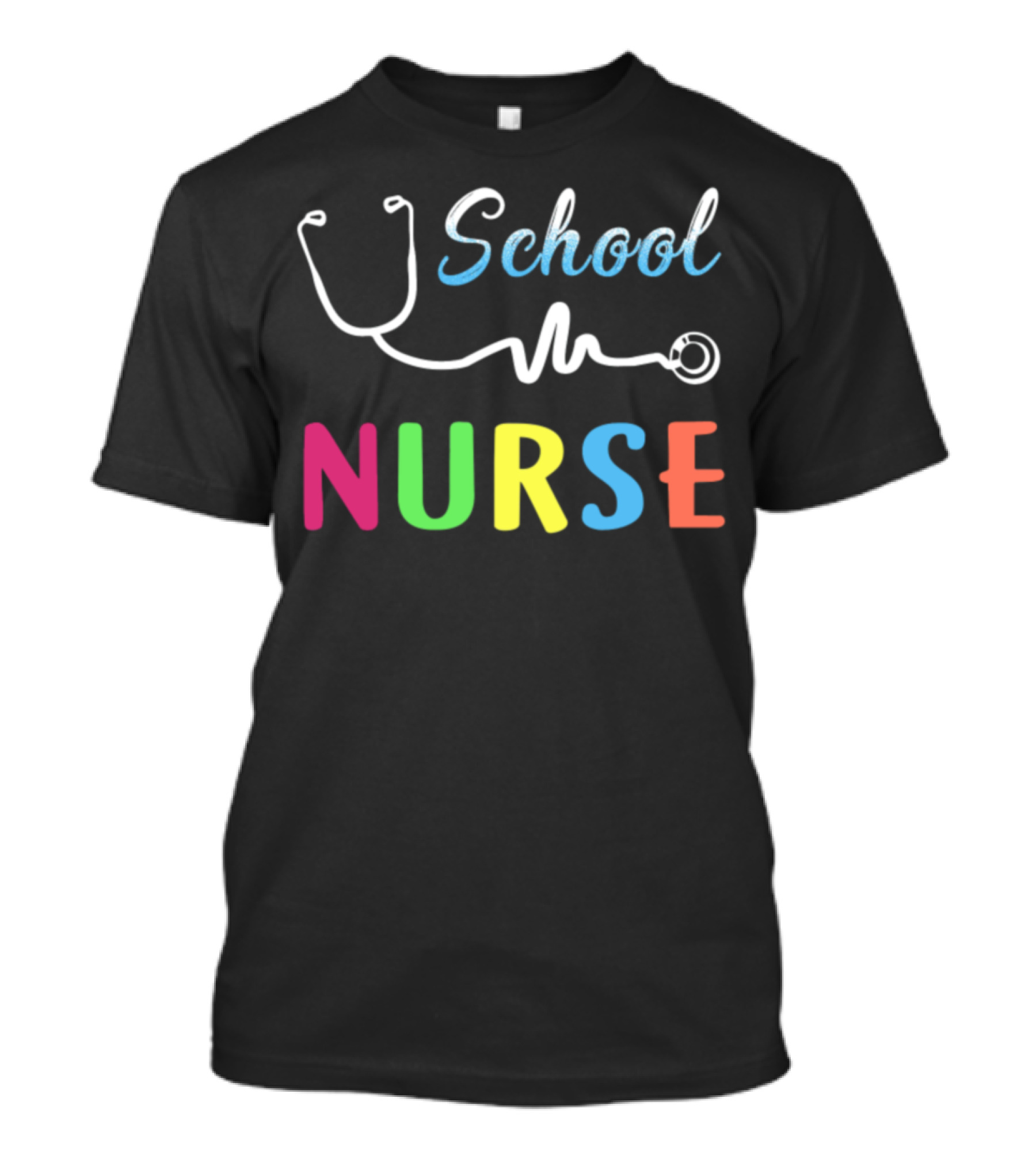 School Nurse Stethoscope Love T-Shirt