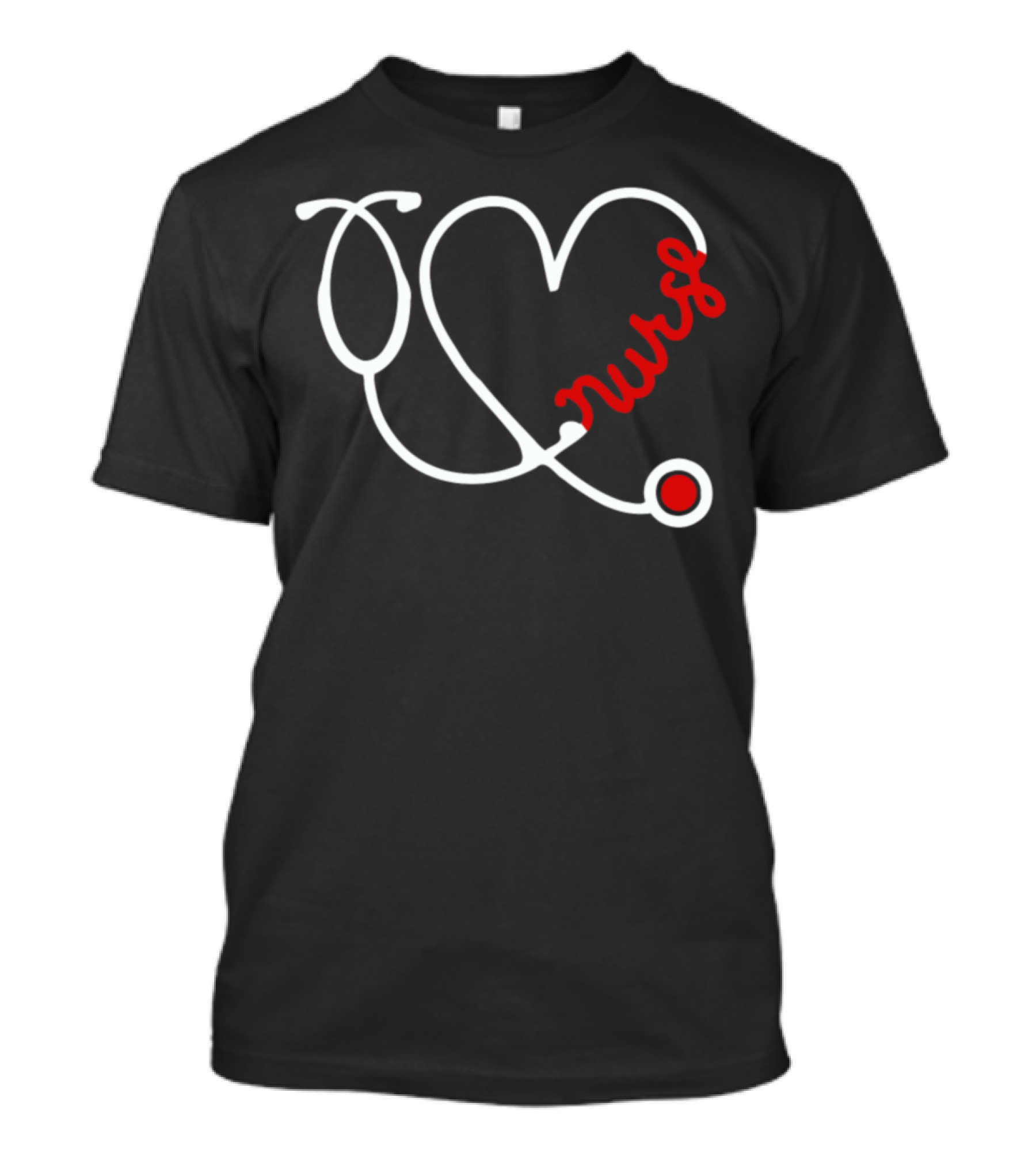 Nurse Stethoscope Heart T-Shirt