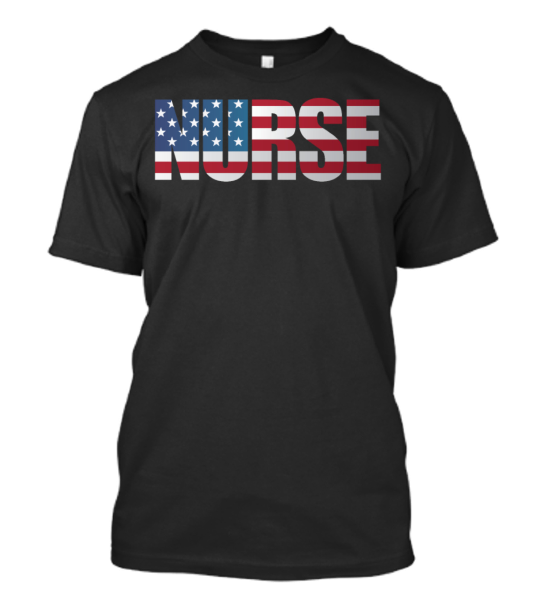 Nurse American Flag Nursing Design Amer T-Shirt