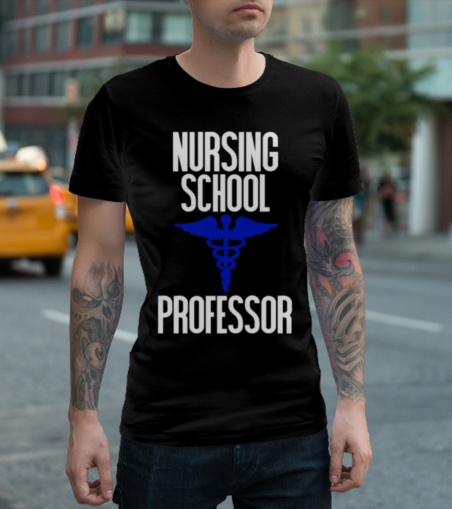 Nursing School Professor Caduceus T-Shirt