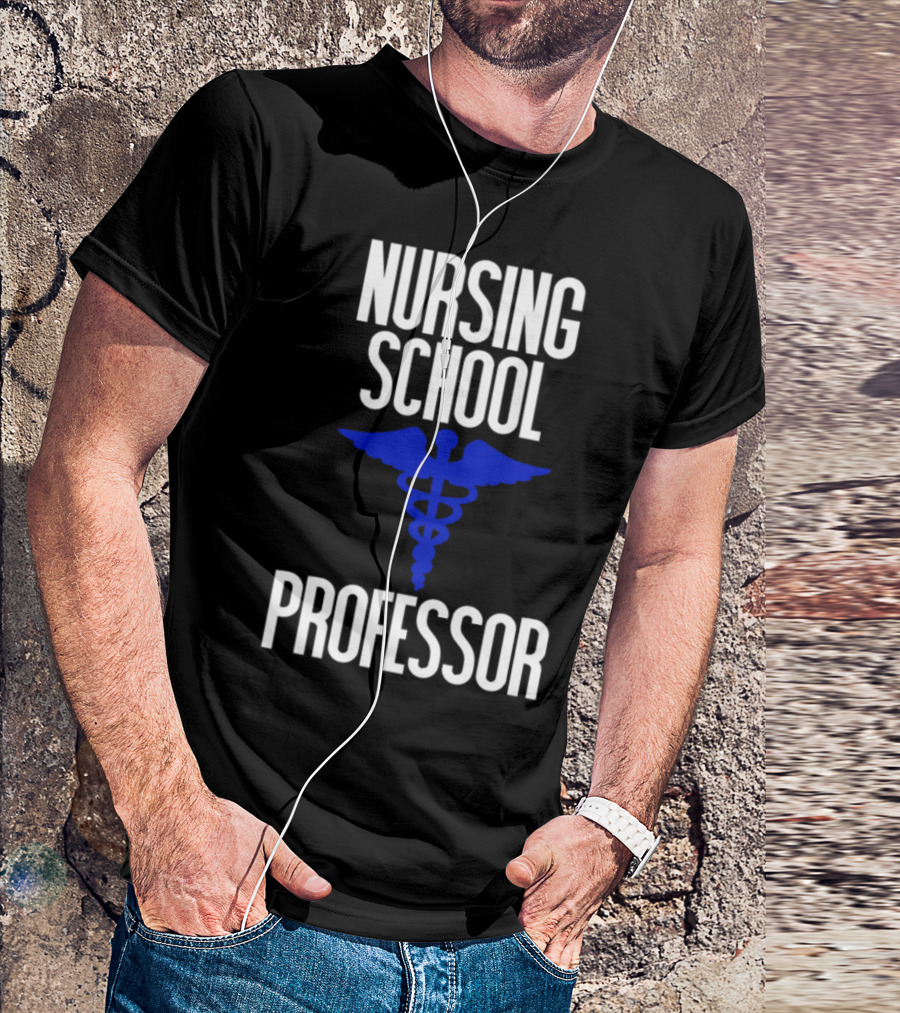 Nursing School Professor Caduceus T-Shirt