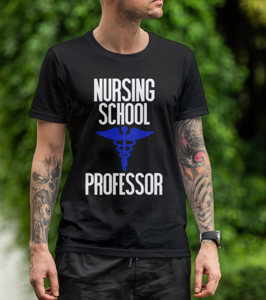 Nursing School Professor Caduceus T-Shirt