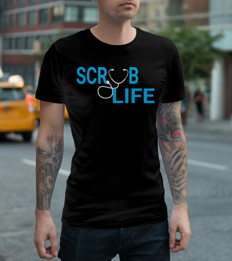 SCRUB LIFE Stethoscope T-Shirt