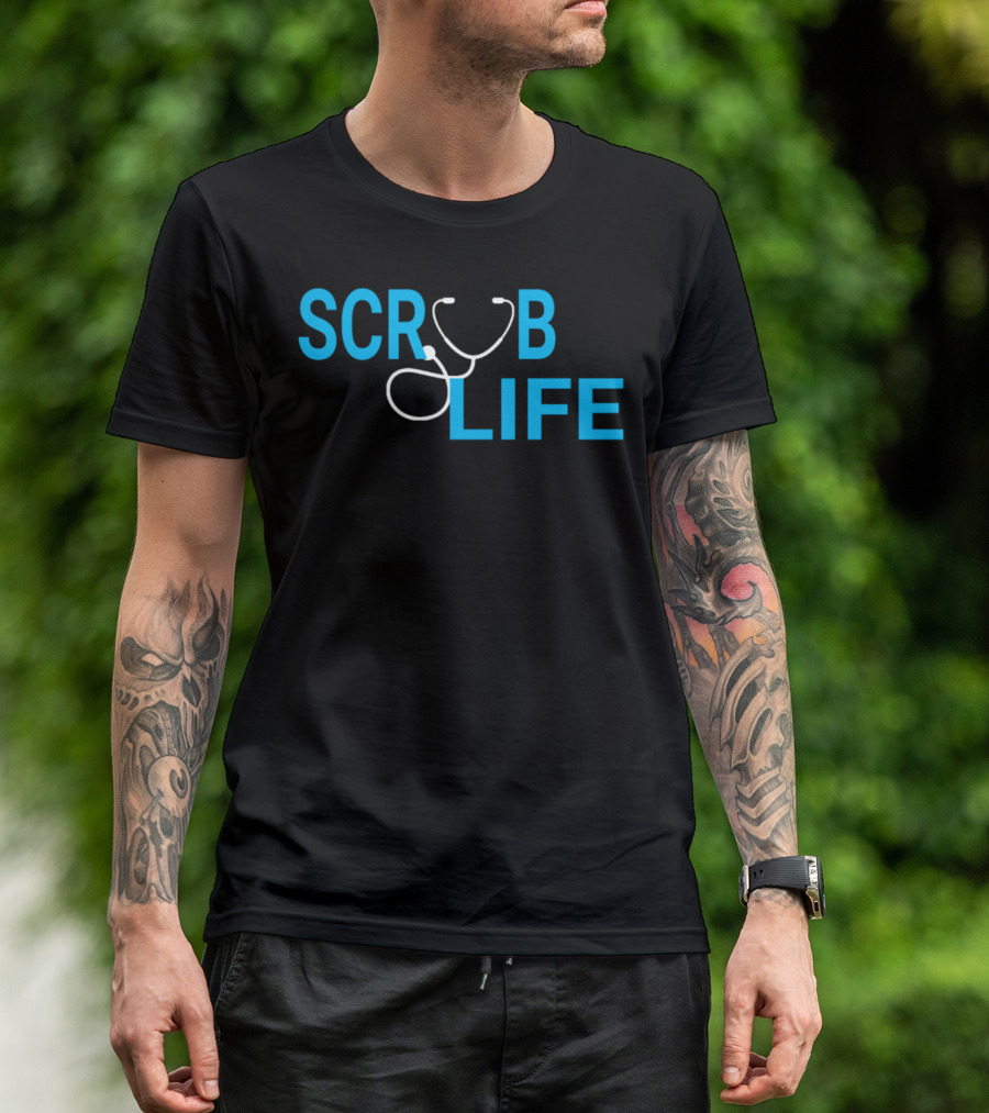 SCRUB LIFE Stethoscope T-Shirt