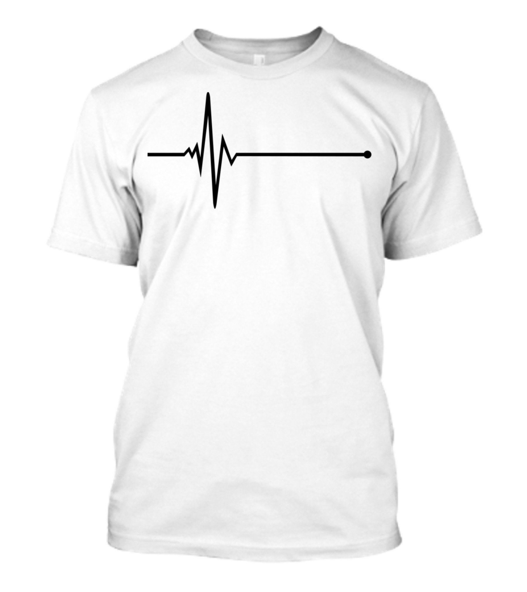 Pulse Frequency Heartbeat Line T-Shirt