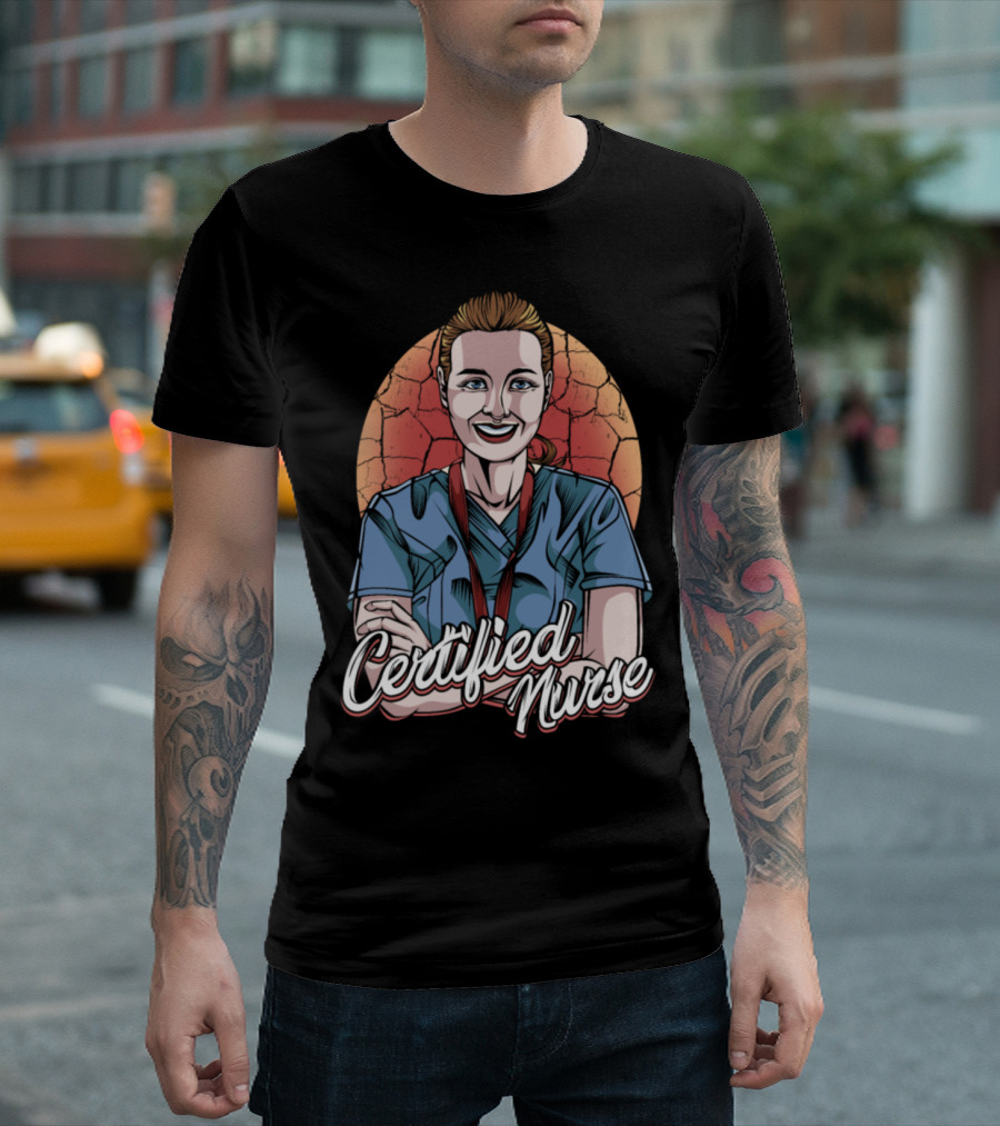 Certified Nurse Cool Nursing T-Shirt