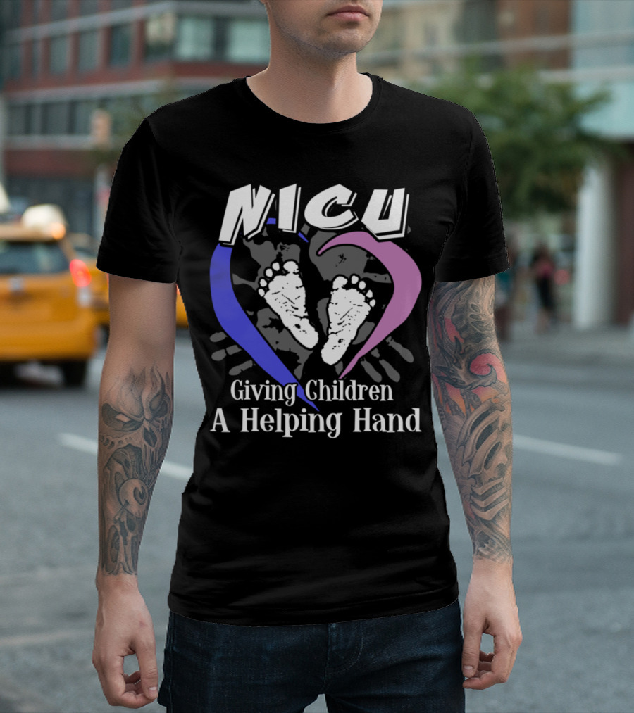 NICU Giving Children A Helping Hand T-Shirt