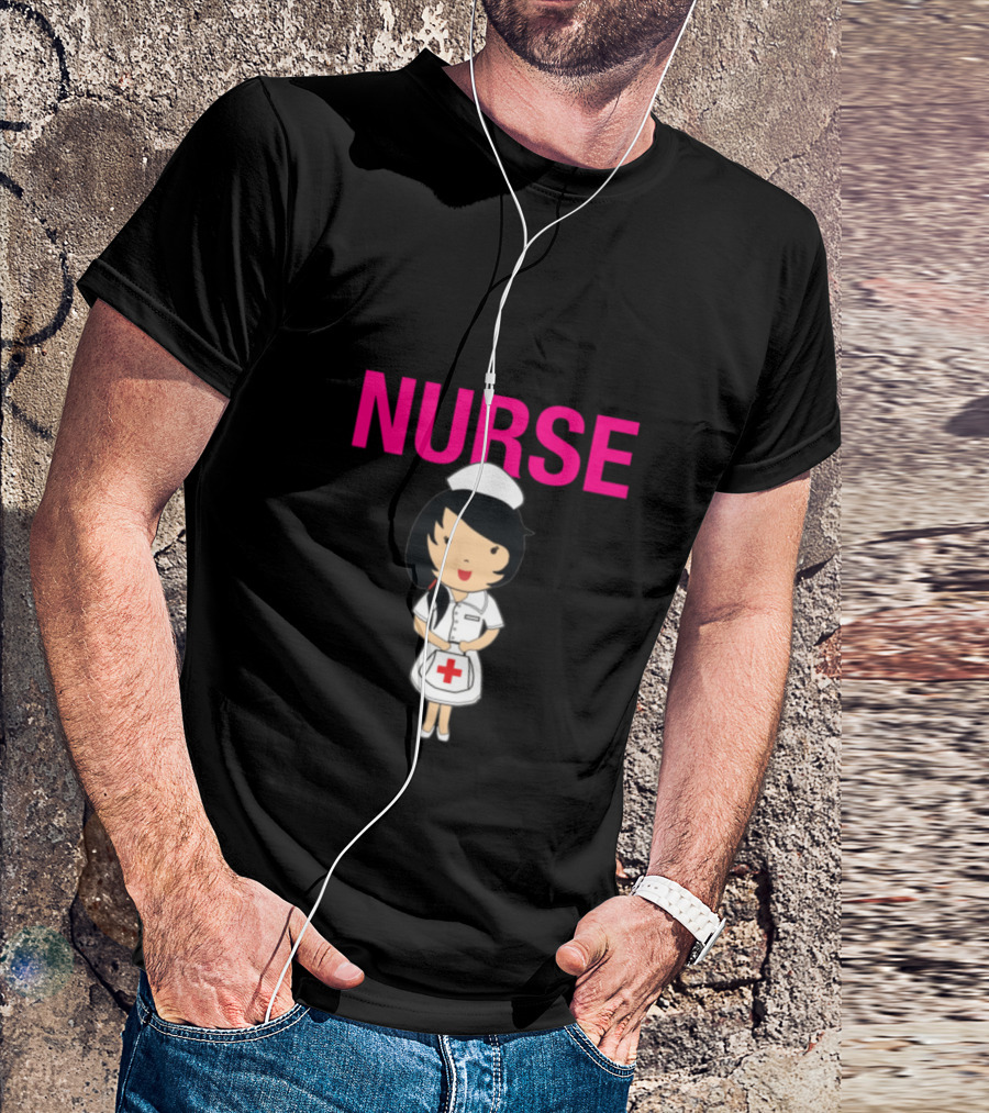 Forget Princess I Want To Be A Nurse Cute Cartoon Nurse T-Shirt