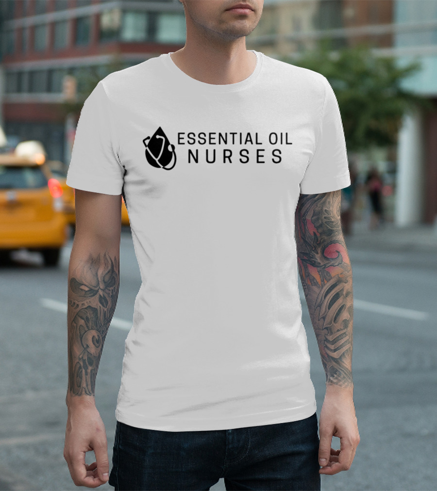 Essential Oil Nurses Medical Pharmacy Stethoscope T-Shirt