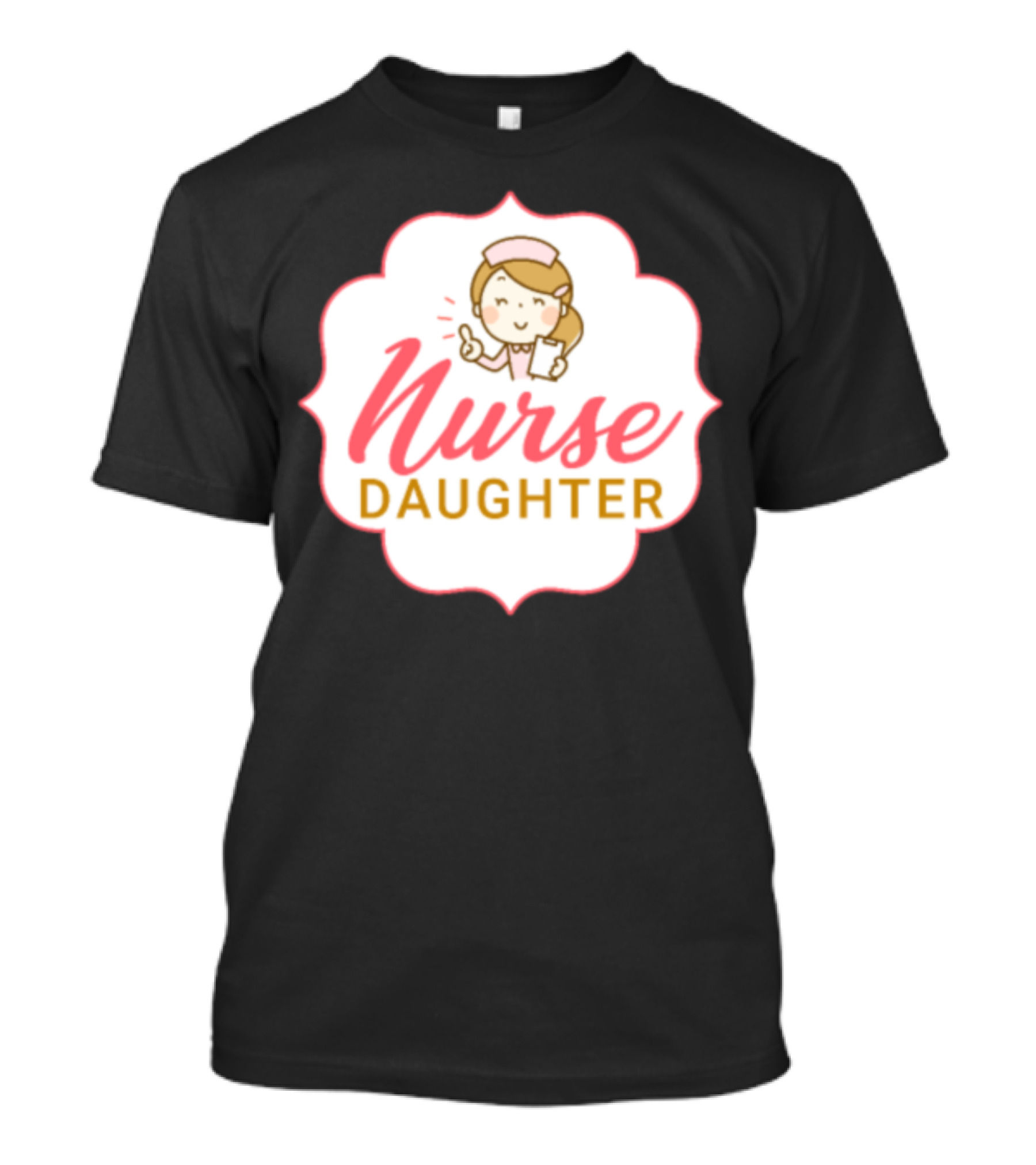 Nurse Daughter Cute Cartoon Nurse Character T-Shirt