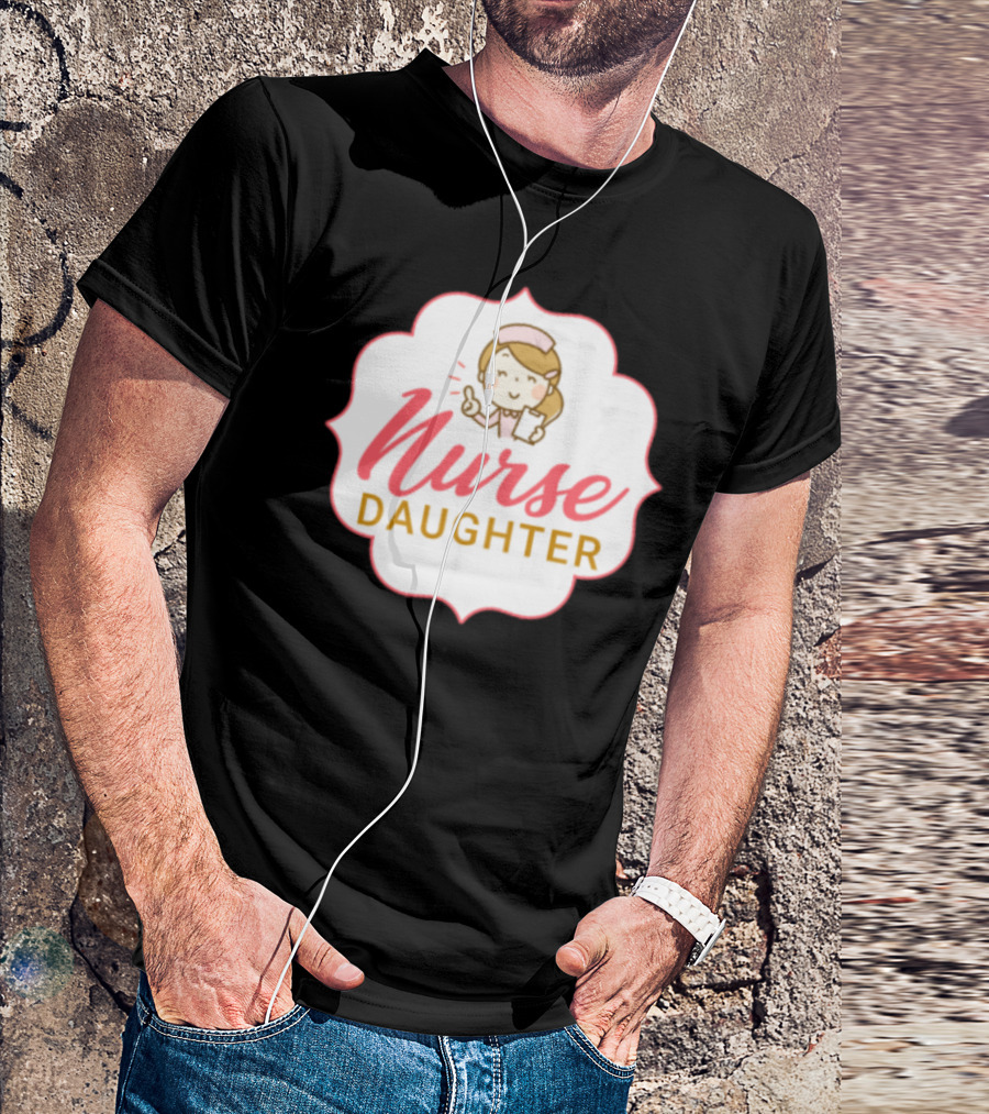 Nurse Daughter Cute Cartoon Nurse Character T-Shirt