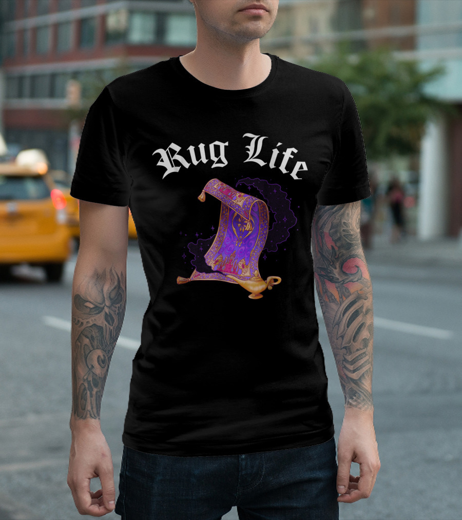 Disney Aladdin Rug Life Magic Carpet and Lamp T-Shirt