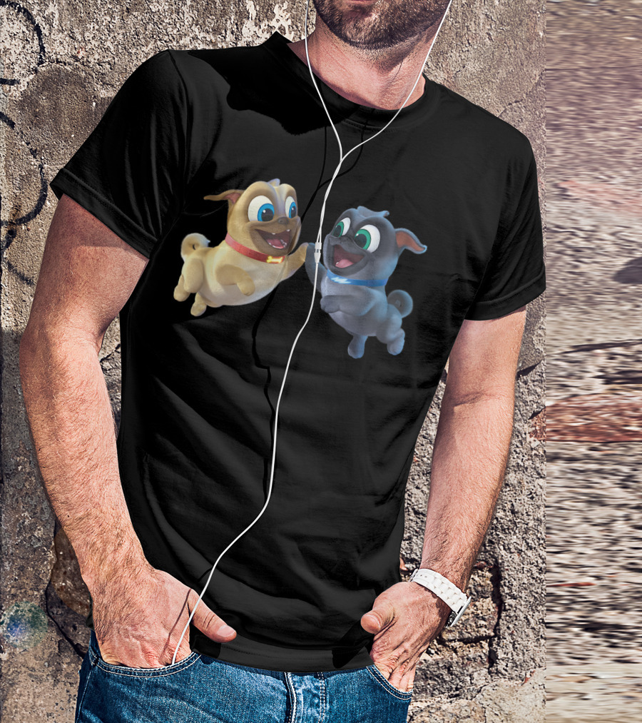 Disney Puppy Dog Pals Rolly And Bingo High Five T-Shirt