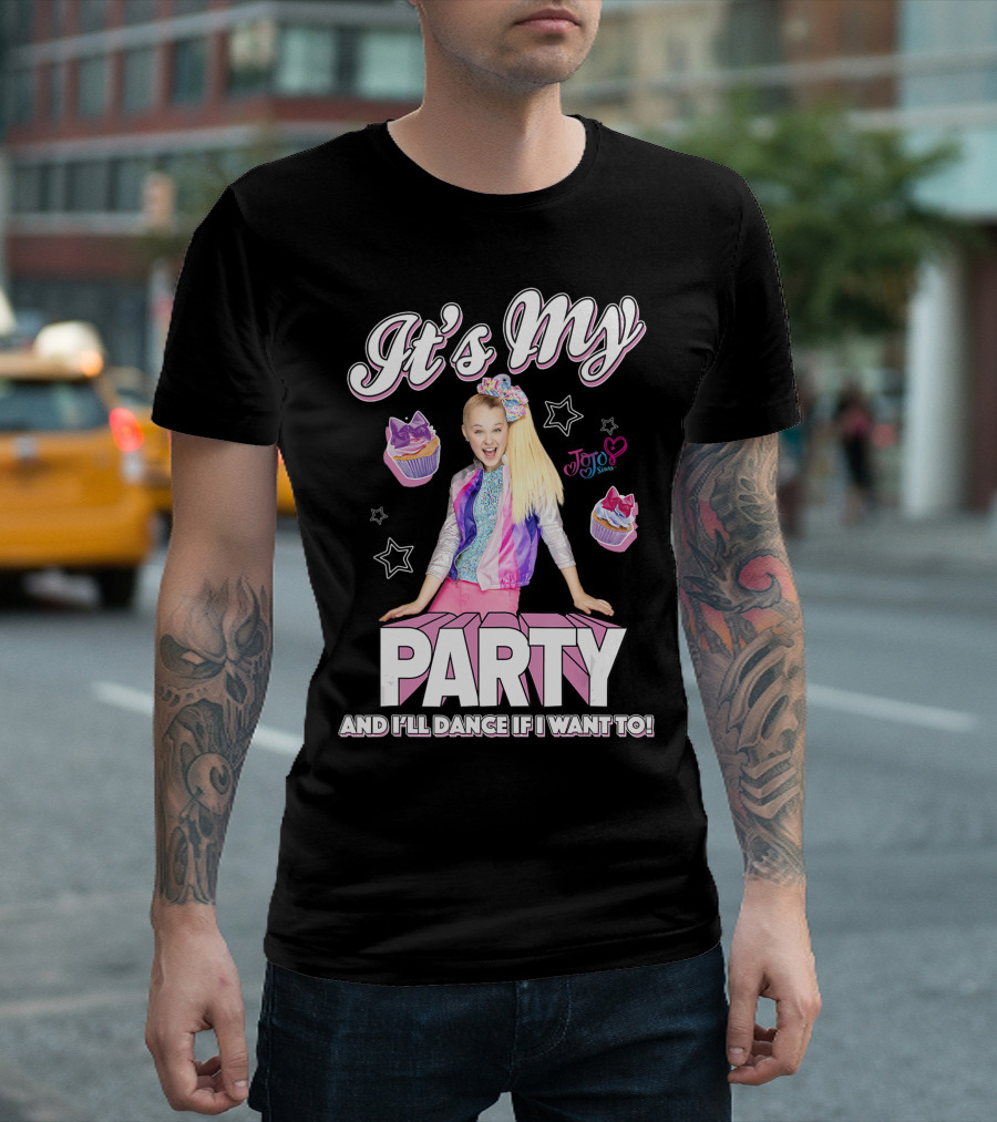 It's My Party And I'll Dance If I Want To JoJo Siwa Nickelodeon T-Shirt