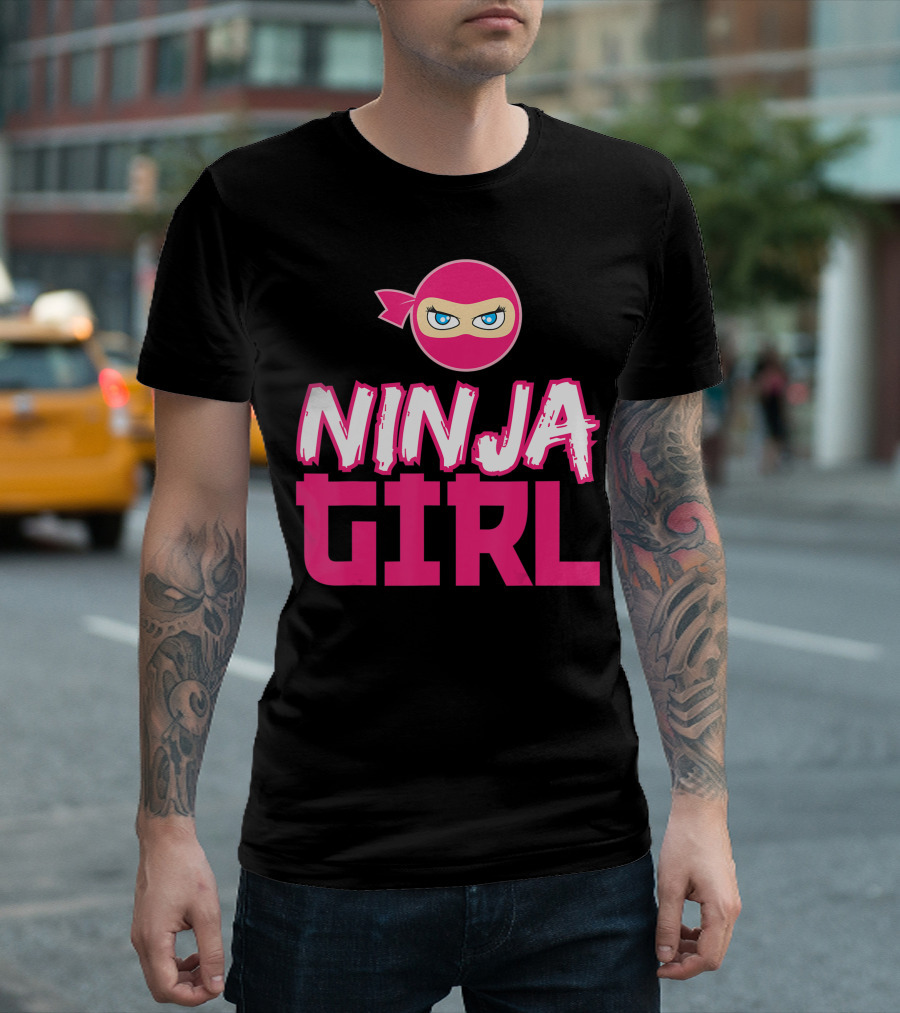 Ninja Girl Cute Ninja Fighter T-Shirt