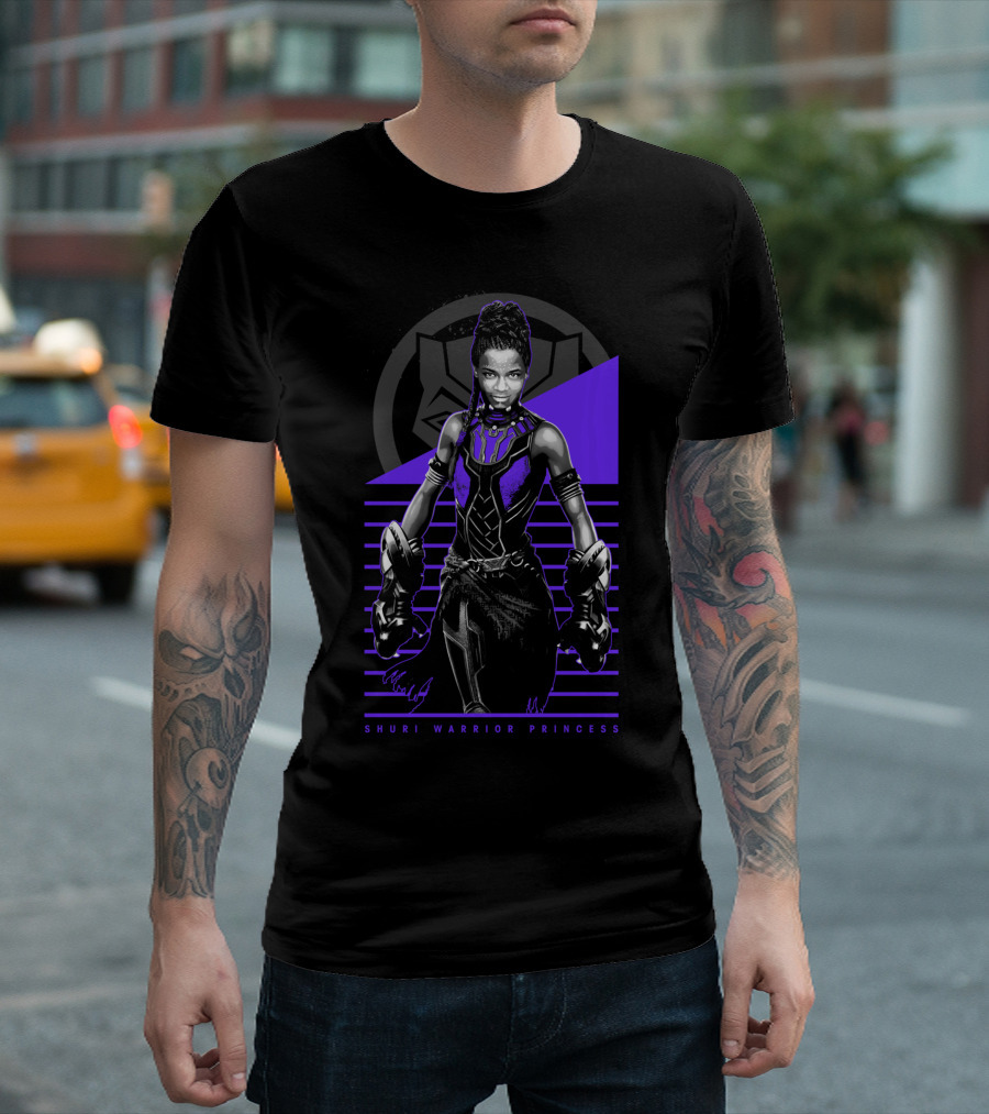 Shuri Warrior Princess Marvel Black Panther Avengers T-Shirt