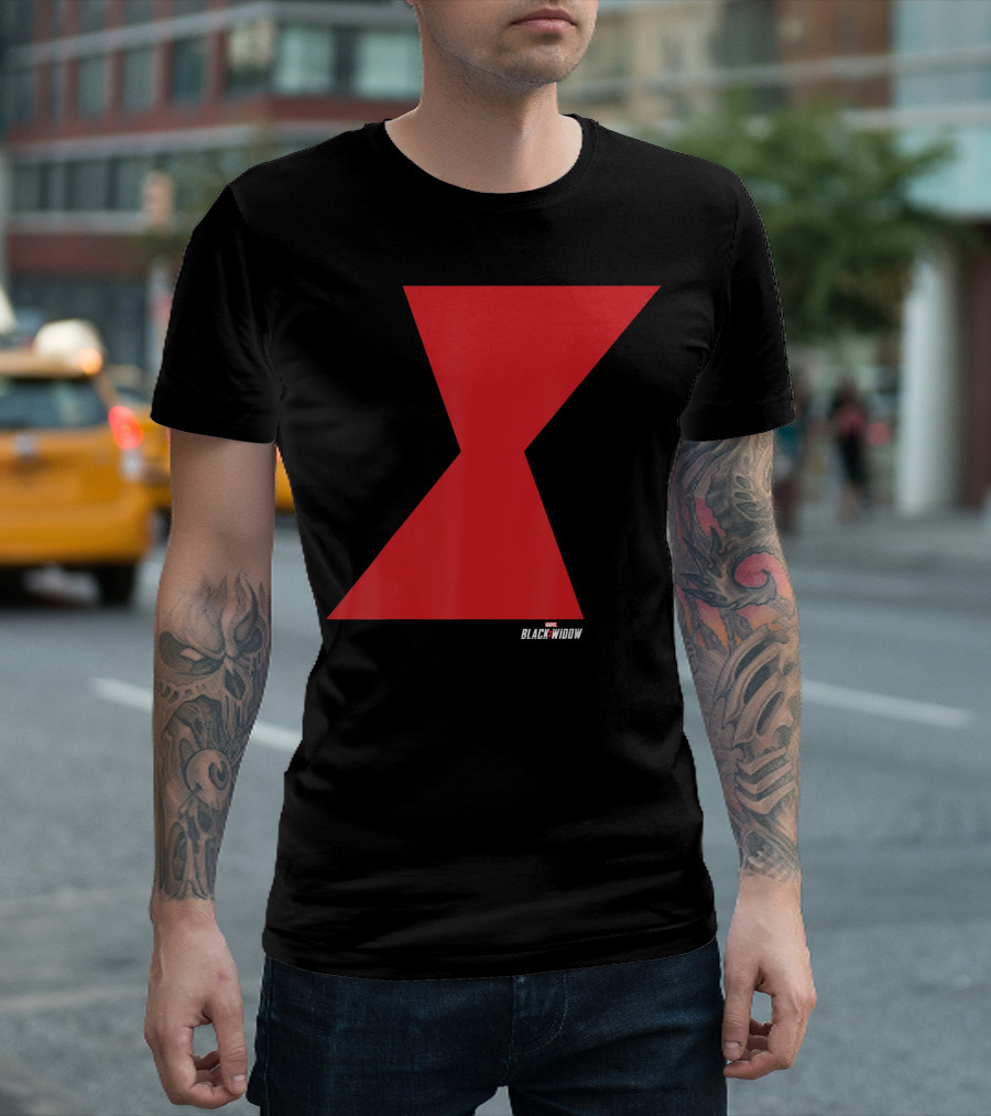 Marvel Black Widow Red Hourglass T-Shirt