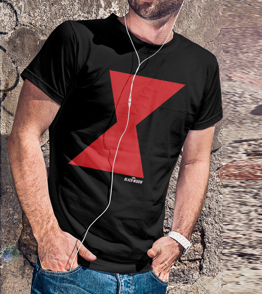 Marvel Black Widow Red Hourglass T-Shirt